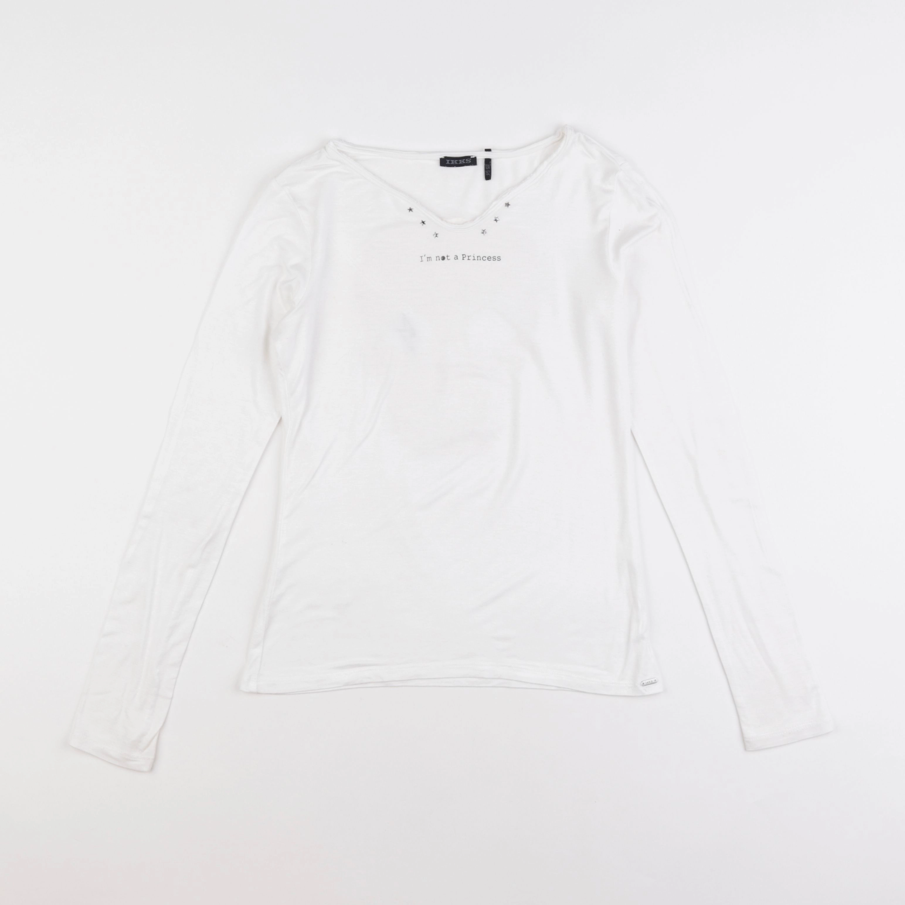 IKKS - tee-shirt imprimé au dos blanc - 12 ans