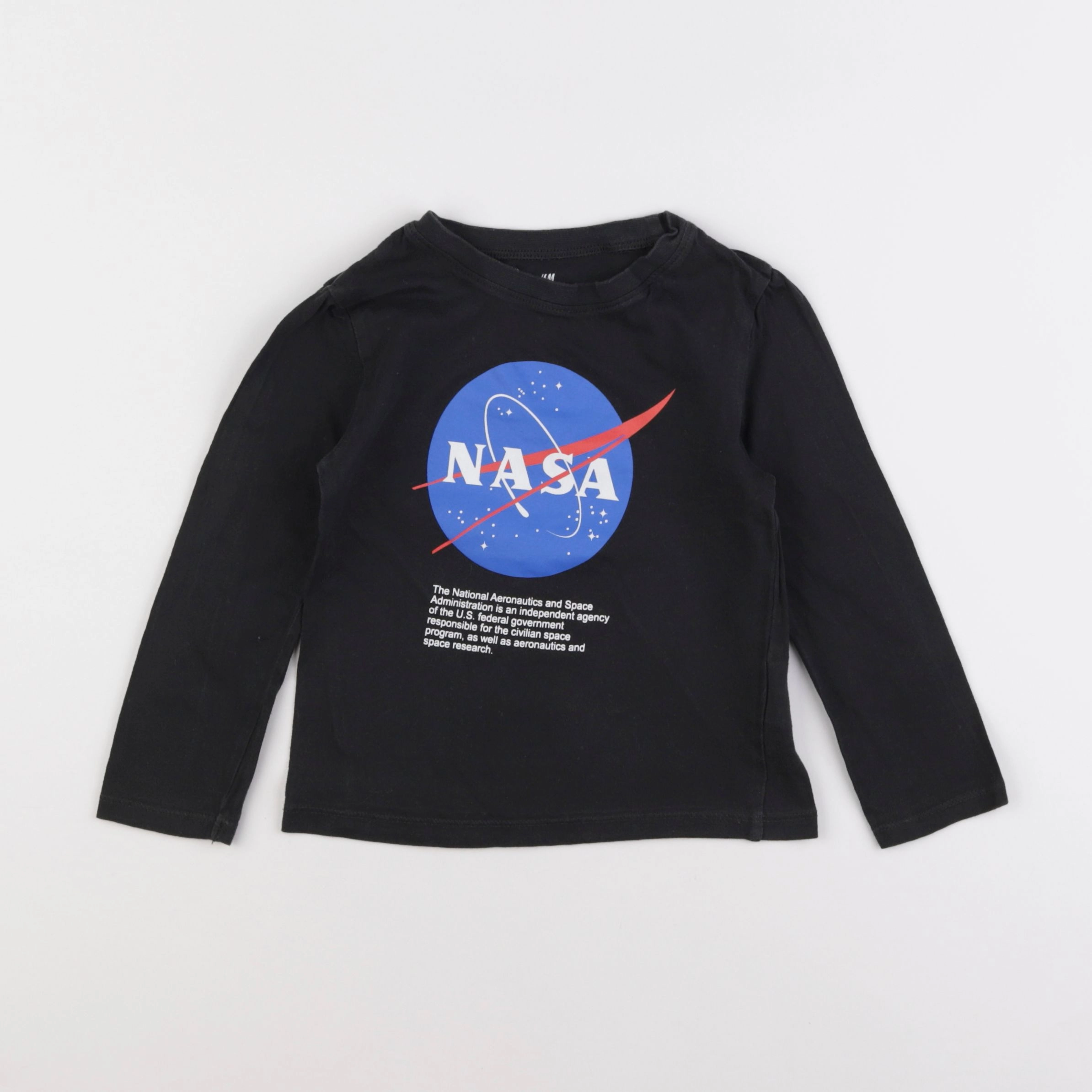 H&M - tee-shirt noir - 2/4 ans