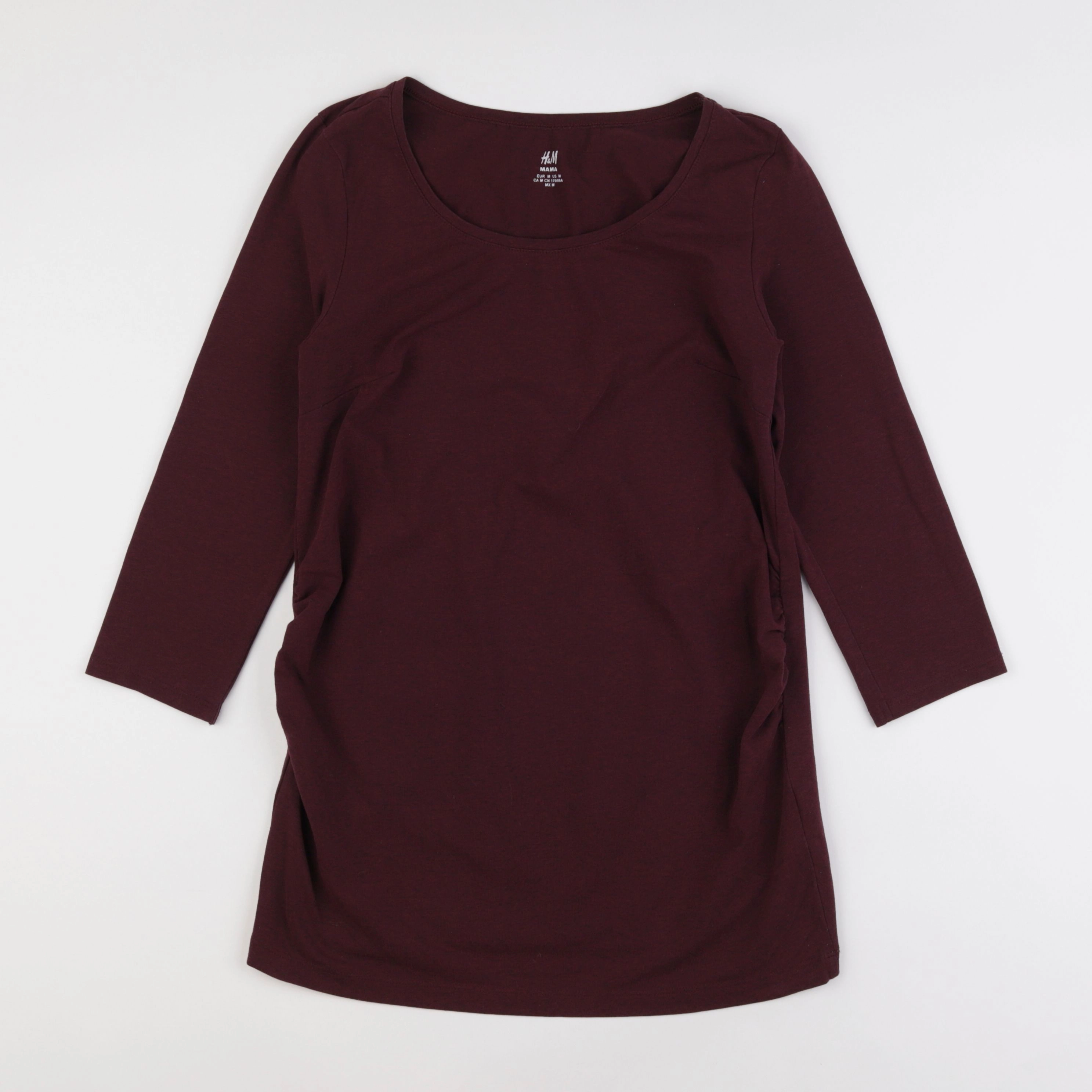 H&M - tee-shirt grossesse rouge - M