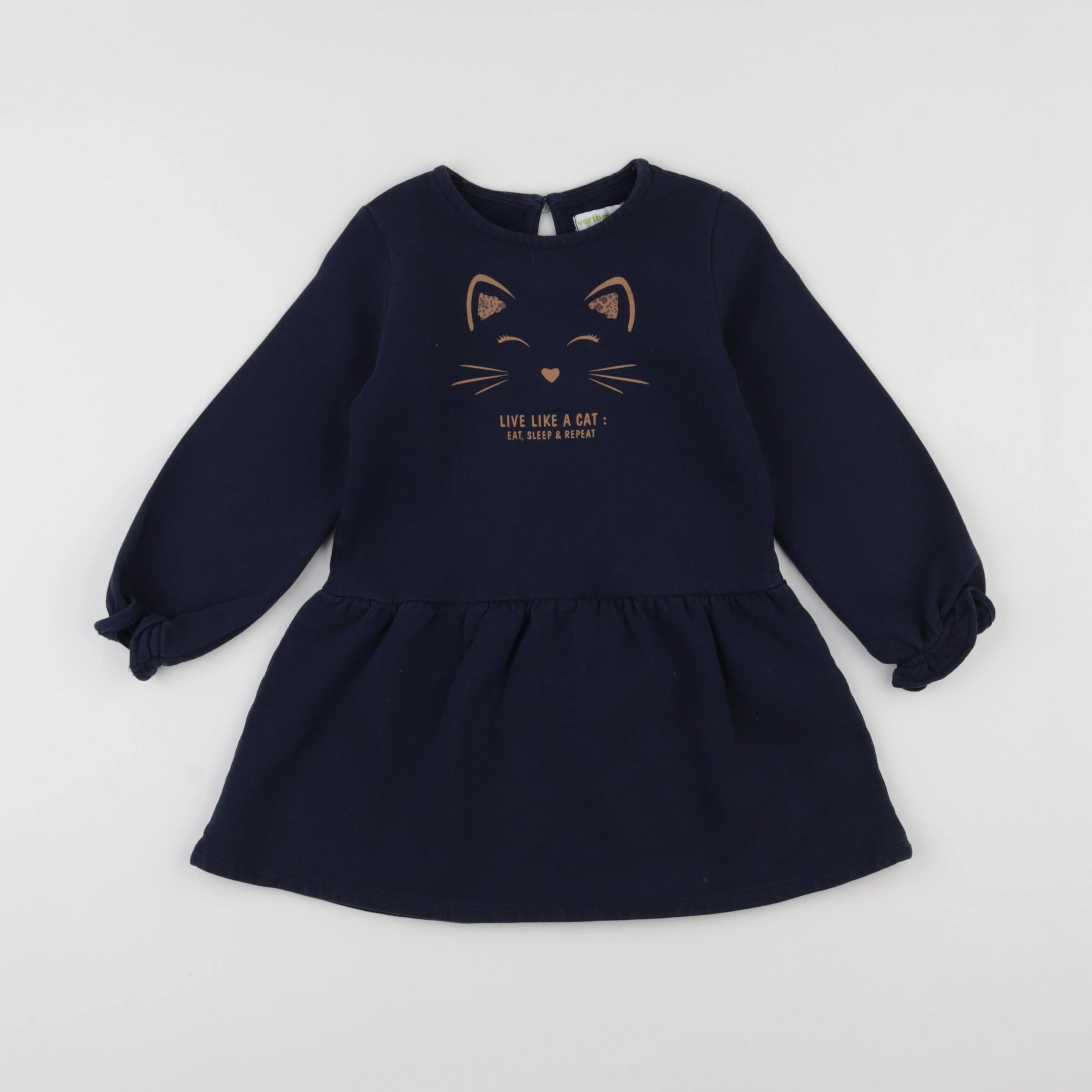 Vertbaudet - robe bleu - 4 ans