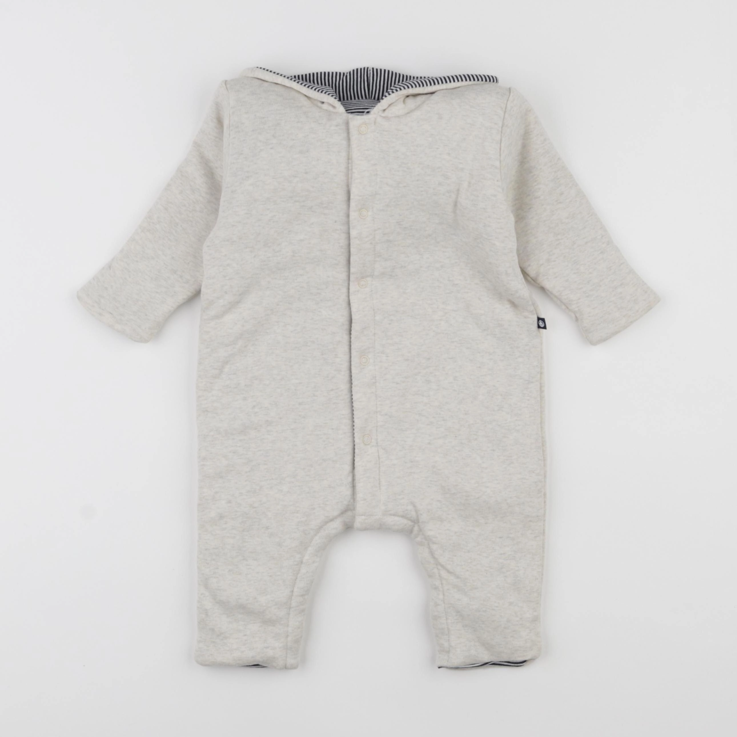Petit Bateau - combinaison gris - 6 mois