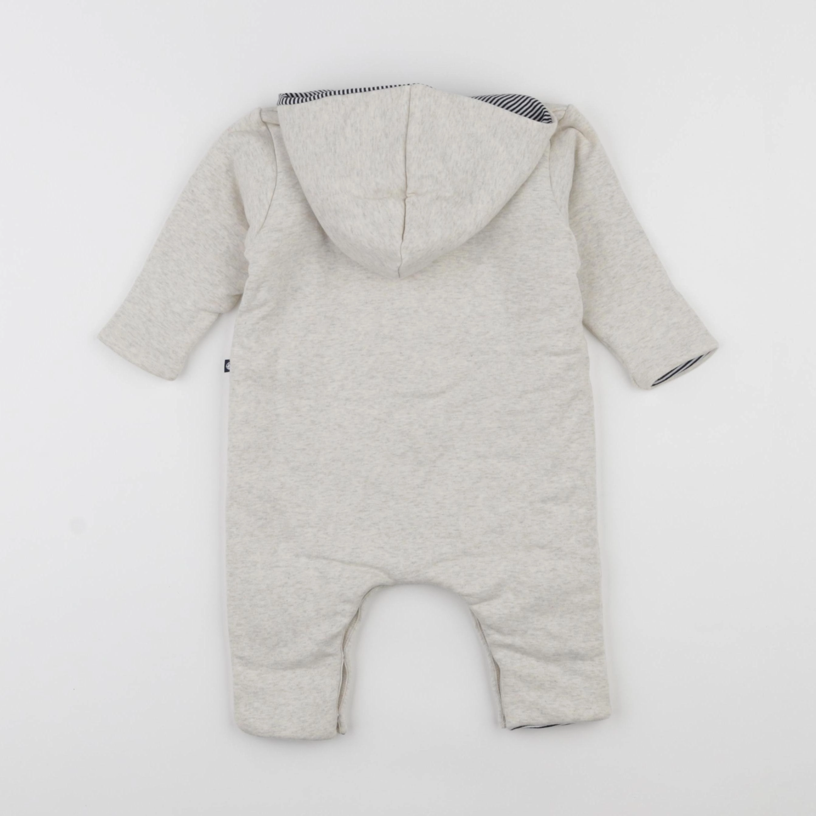 Petit Bateau - combinaison gris - 6 mois