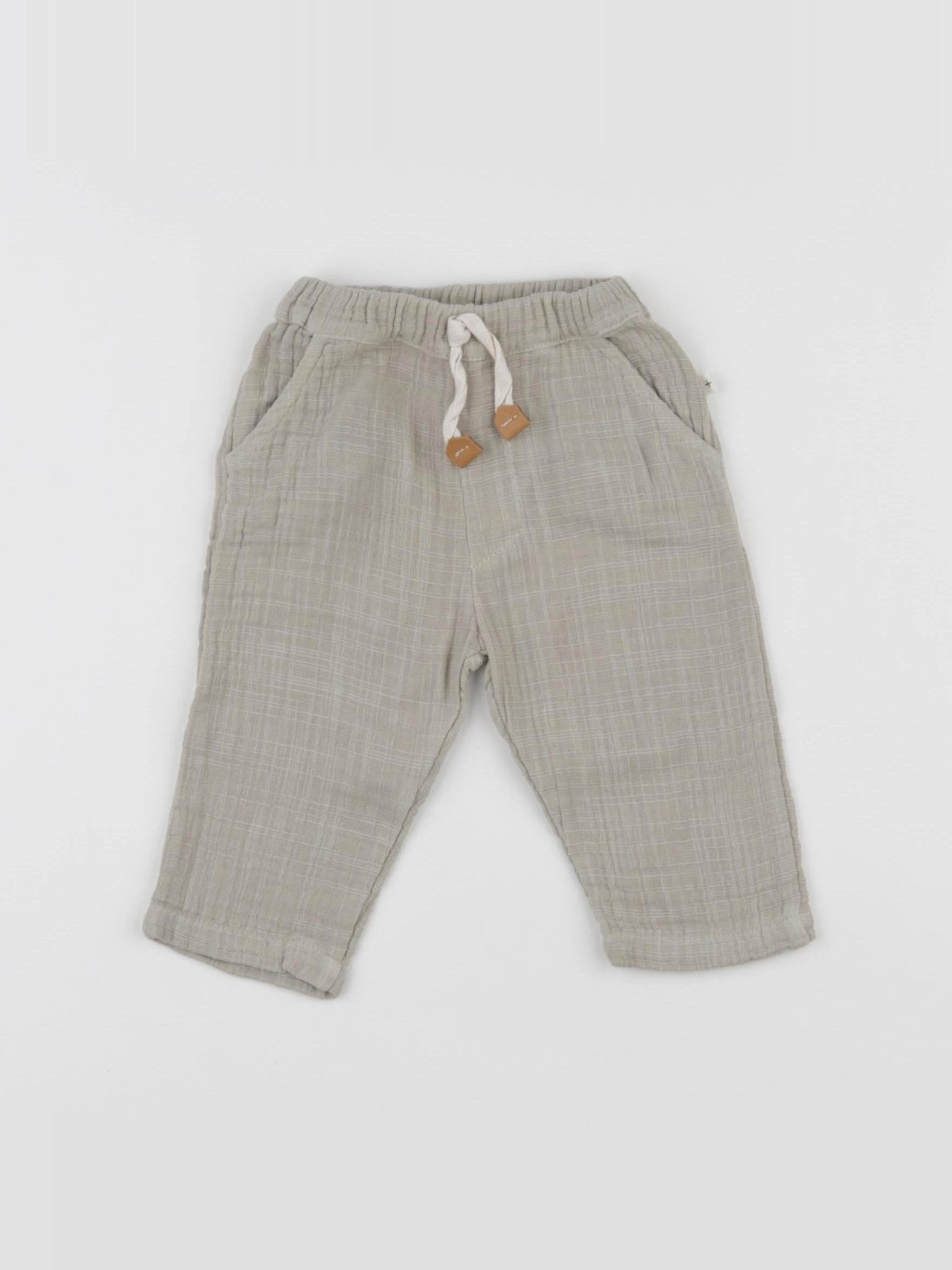 1+ In the family - pantalon gris - 3 mois