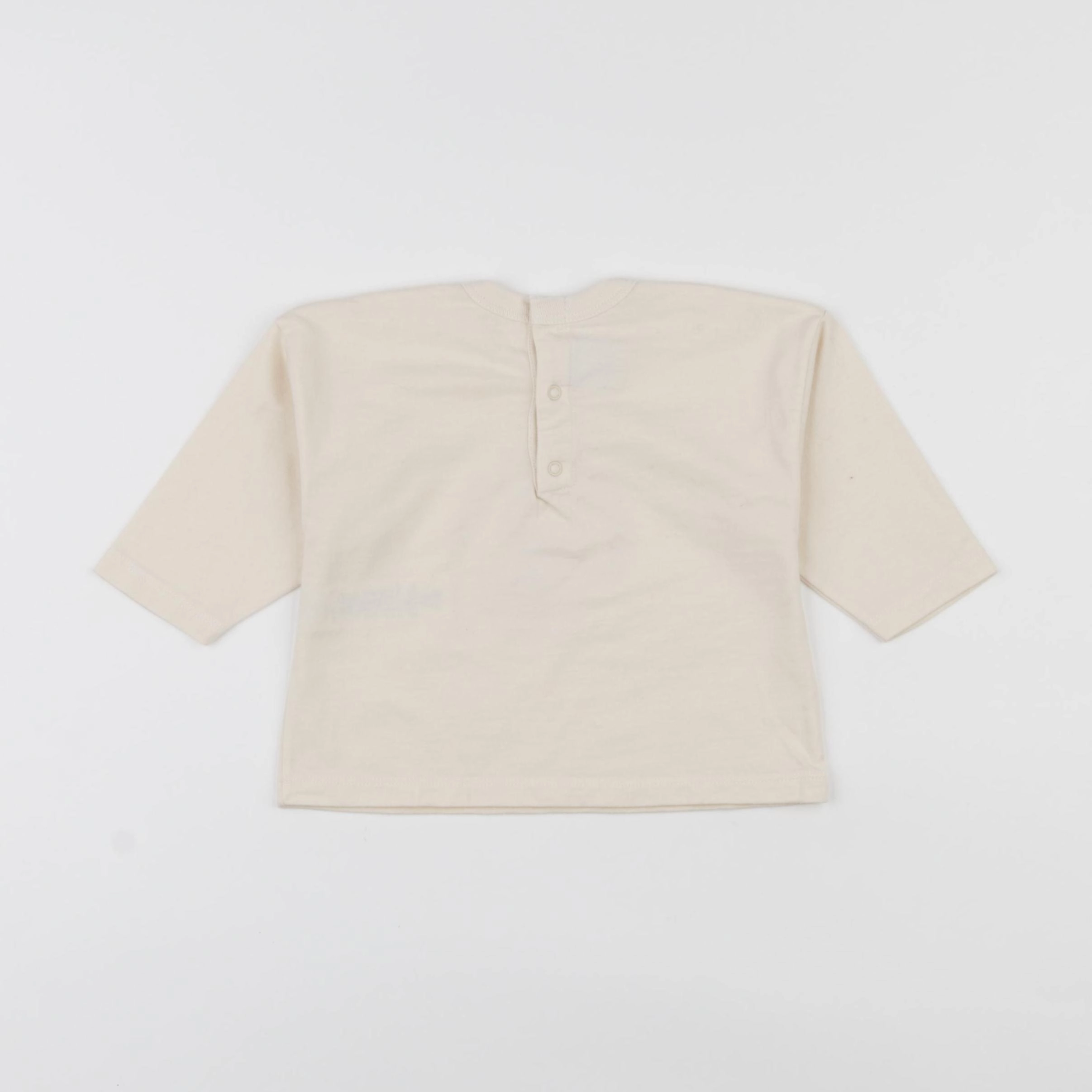 Petit Bateau - tee-shirt beige - 6 mois
