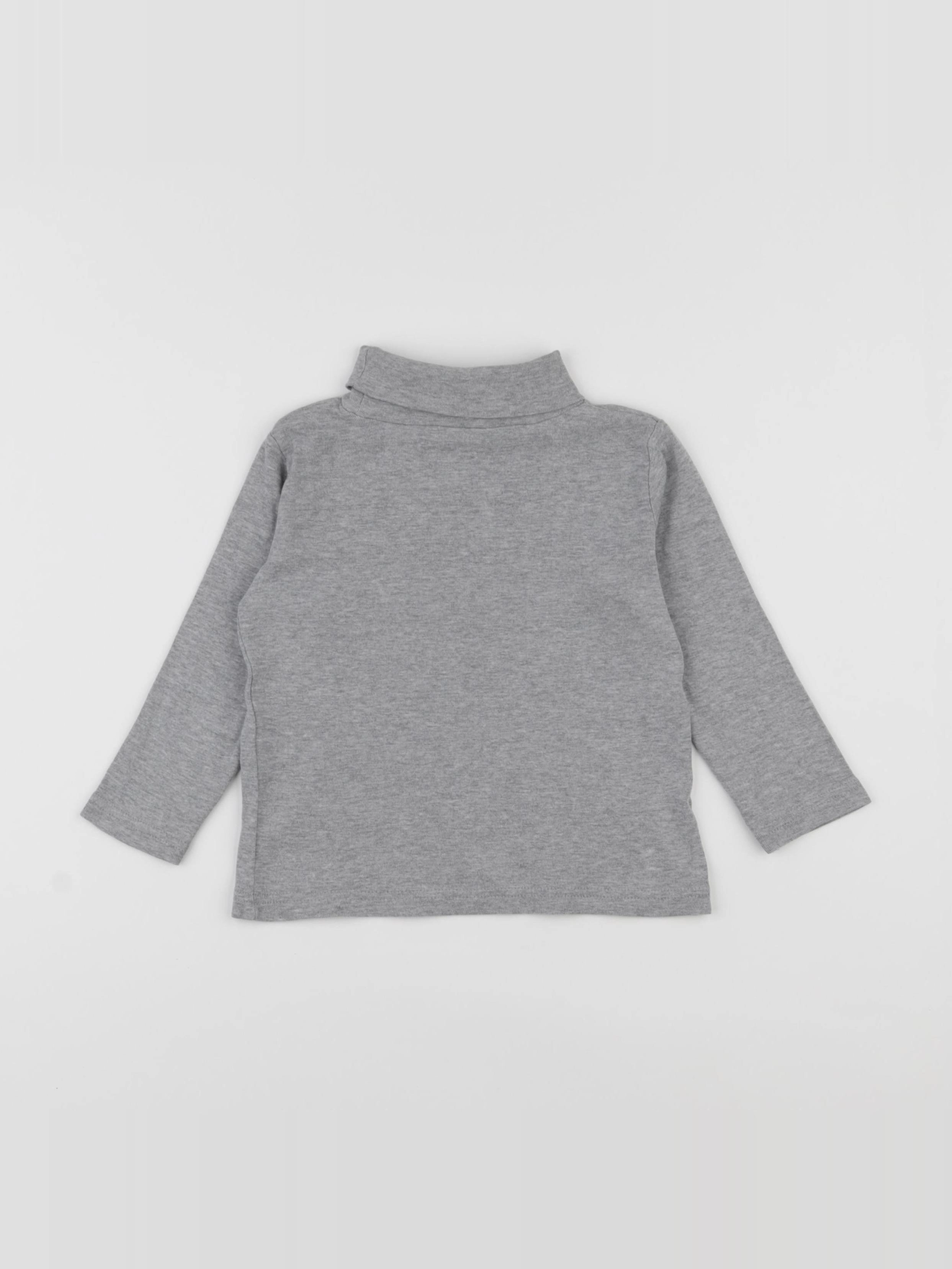 Vertbaudet - sous-pull gris - 3 ans