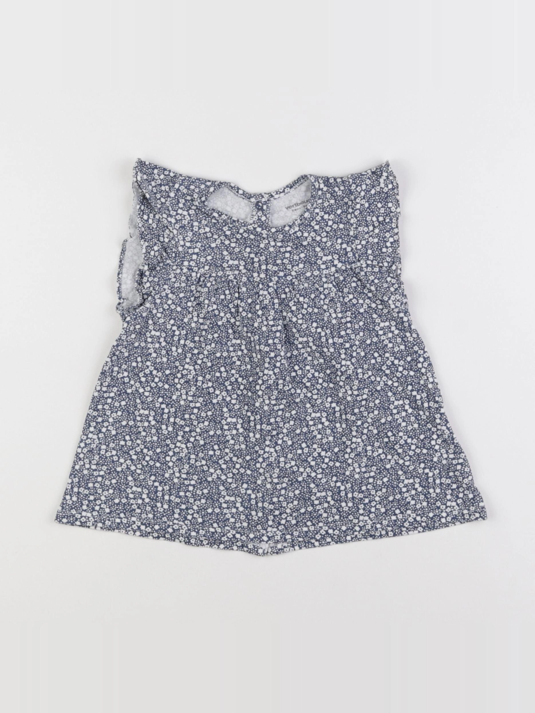 Vertbaudet - blouse bleu - 3 ans