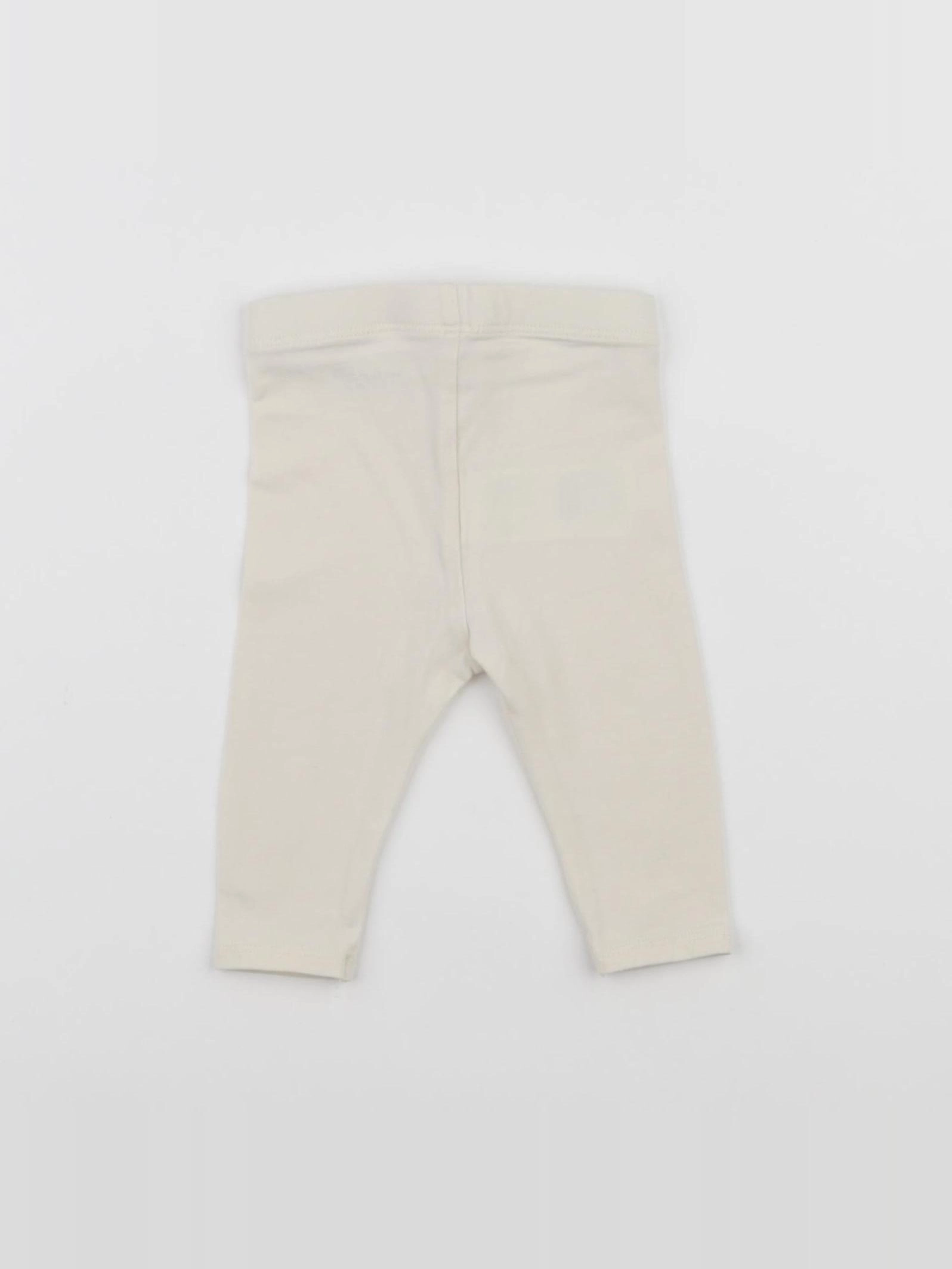 Vertbaudet - legging beige - 3 mois