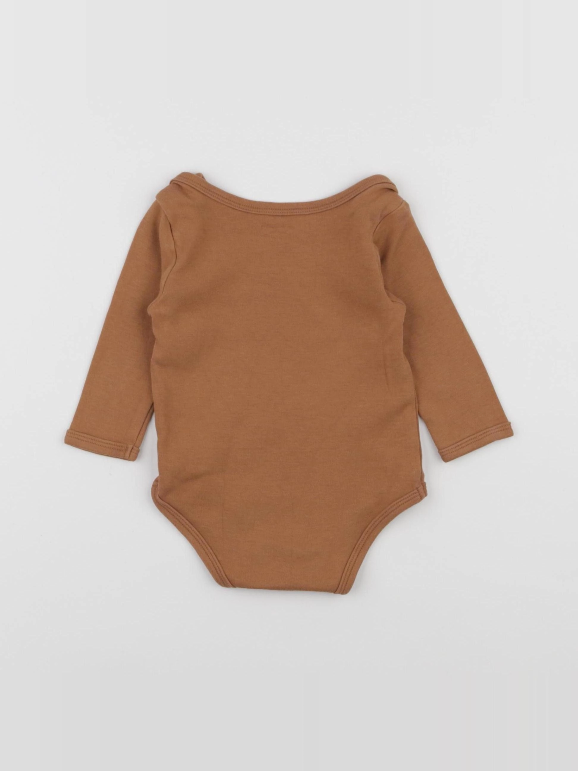 Vertbaudet - body marron - 9 mois