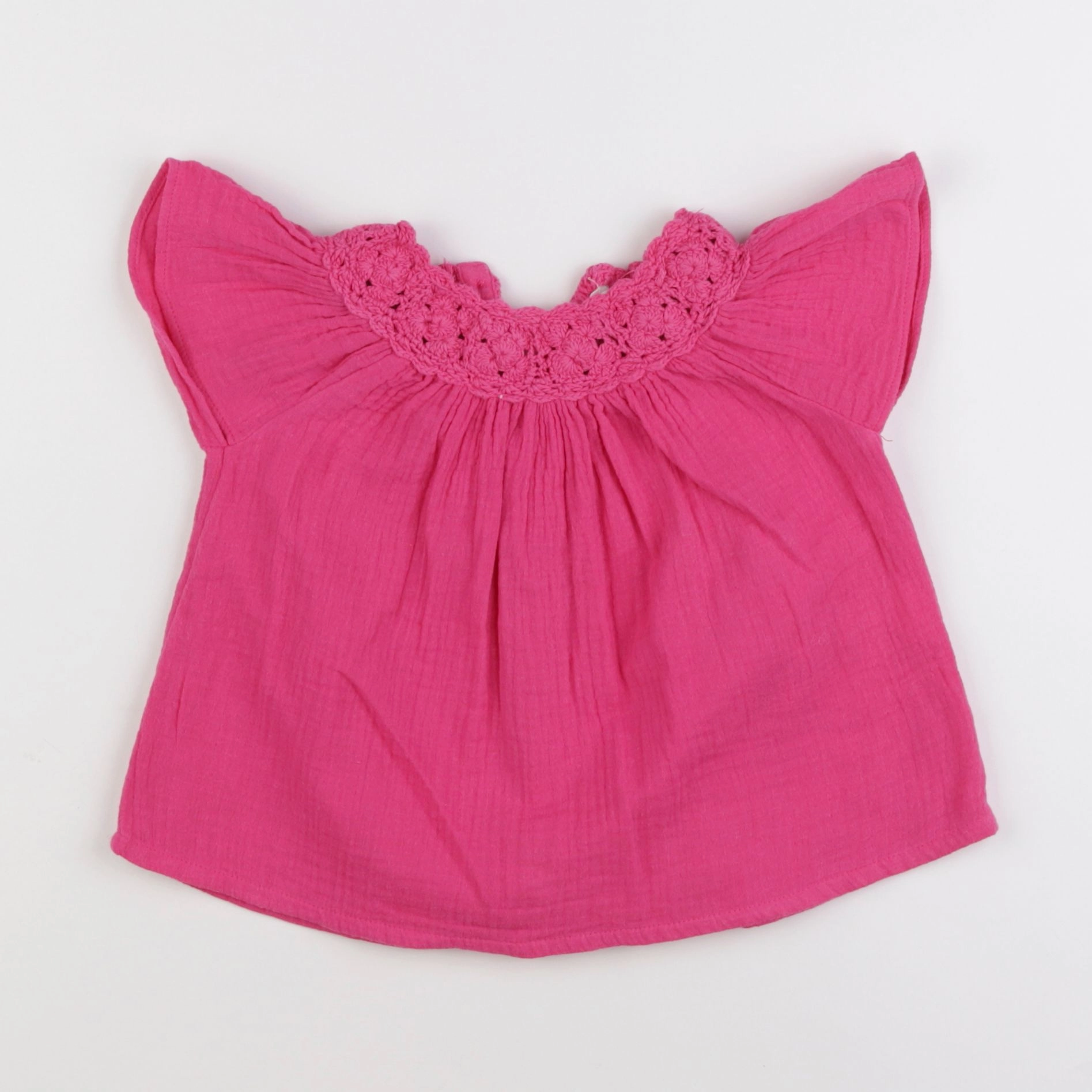 Vertbaudet - blouse rose - 18 mois