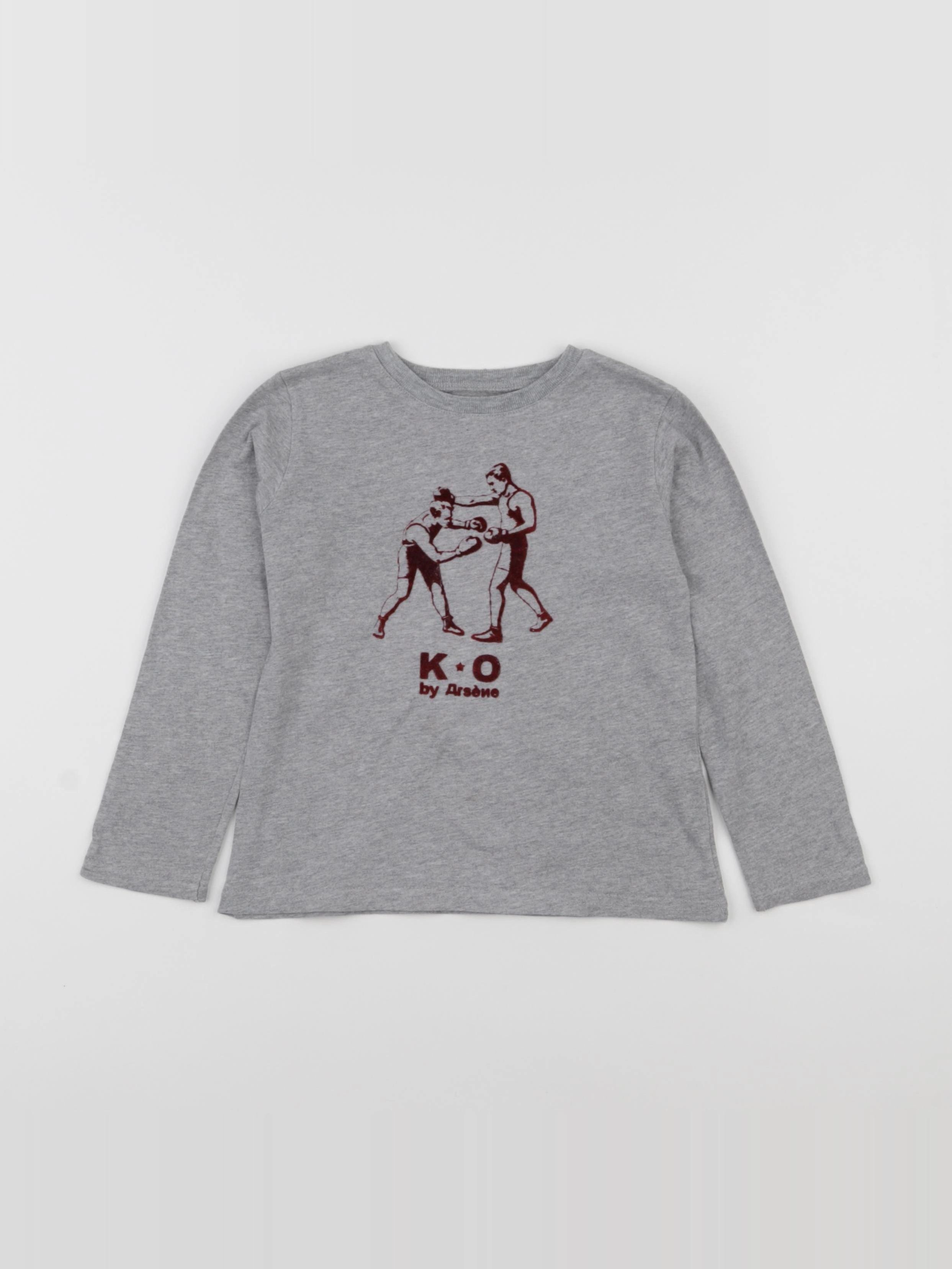 Arsène et les pipelettes - tee-shirt gris - 4 ans