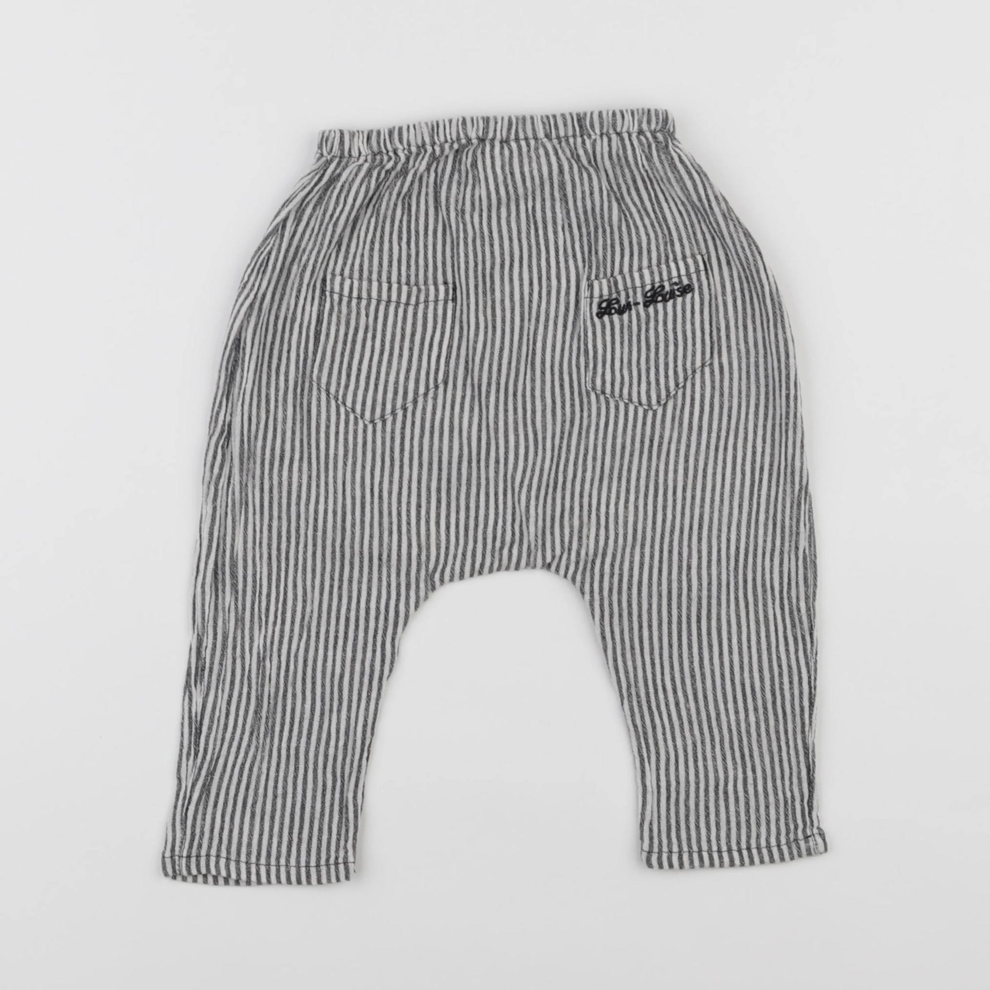 Louis Louise - sarouel noir - 12 mois