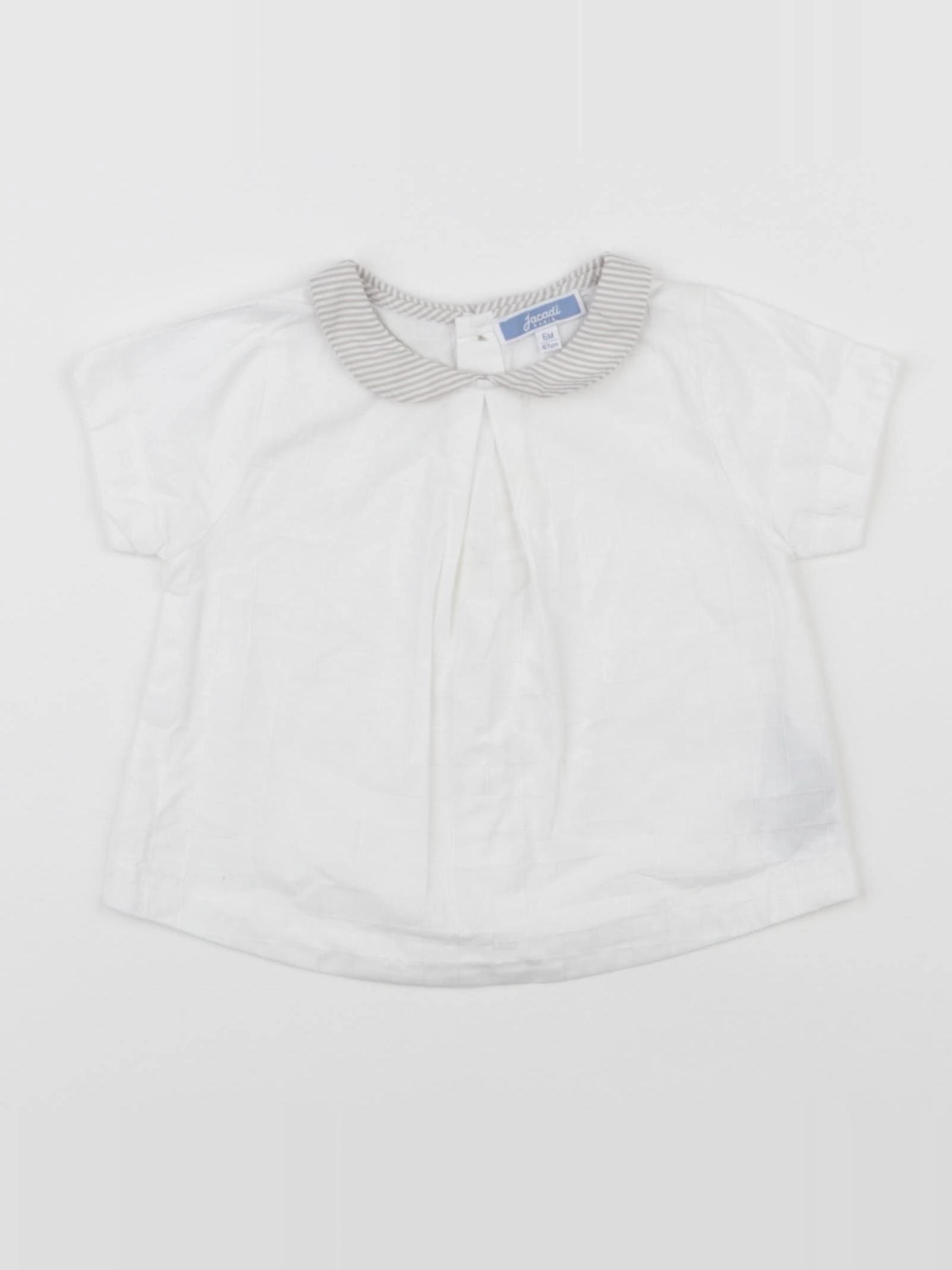 Jacadi - blouse blanc - 6 mois