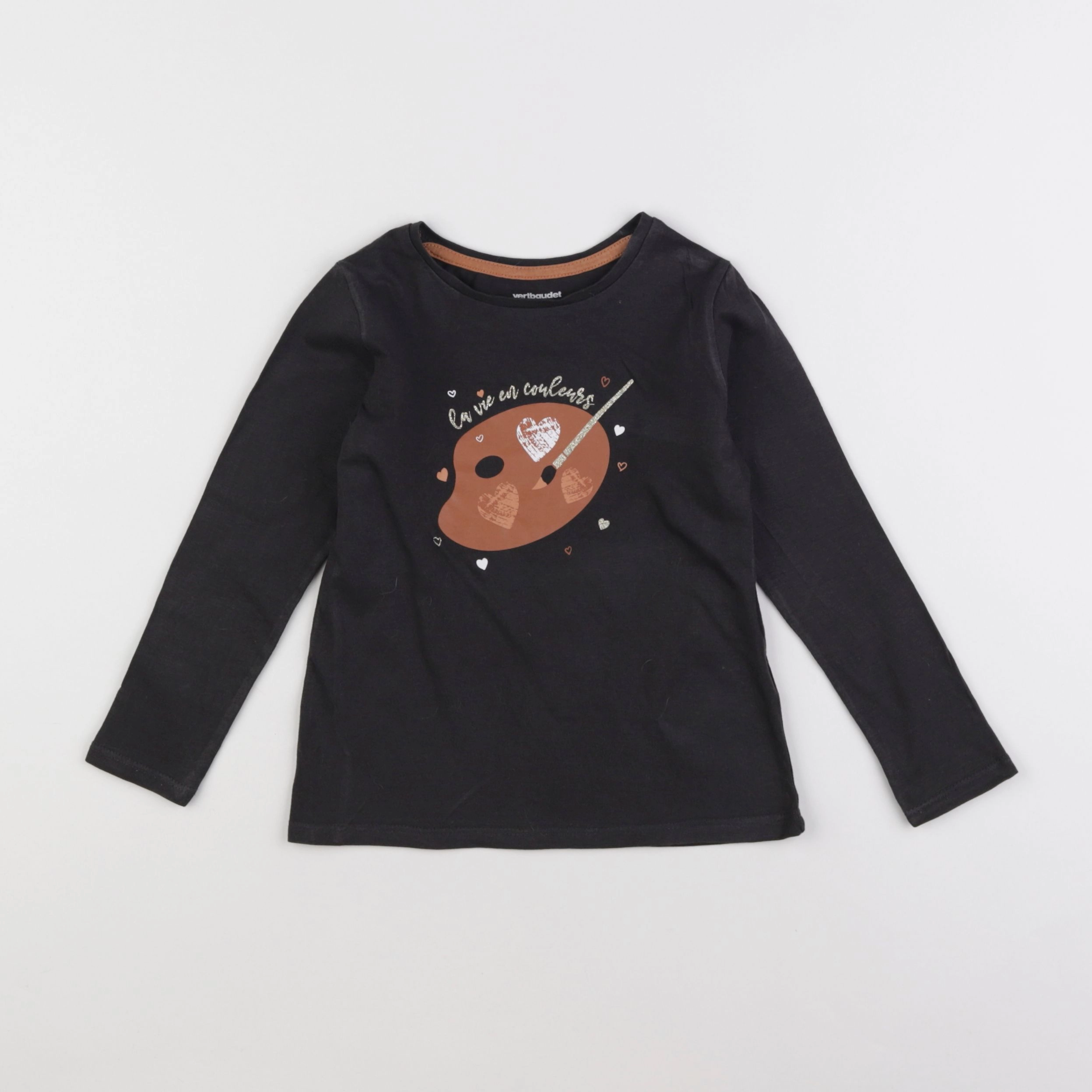Vertbaudet - tee-shirt multicolore - 4 ans