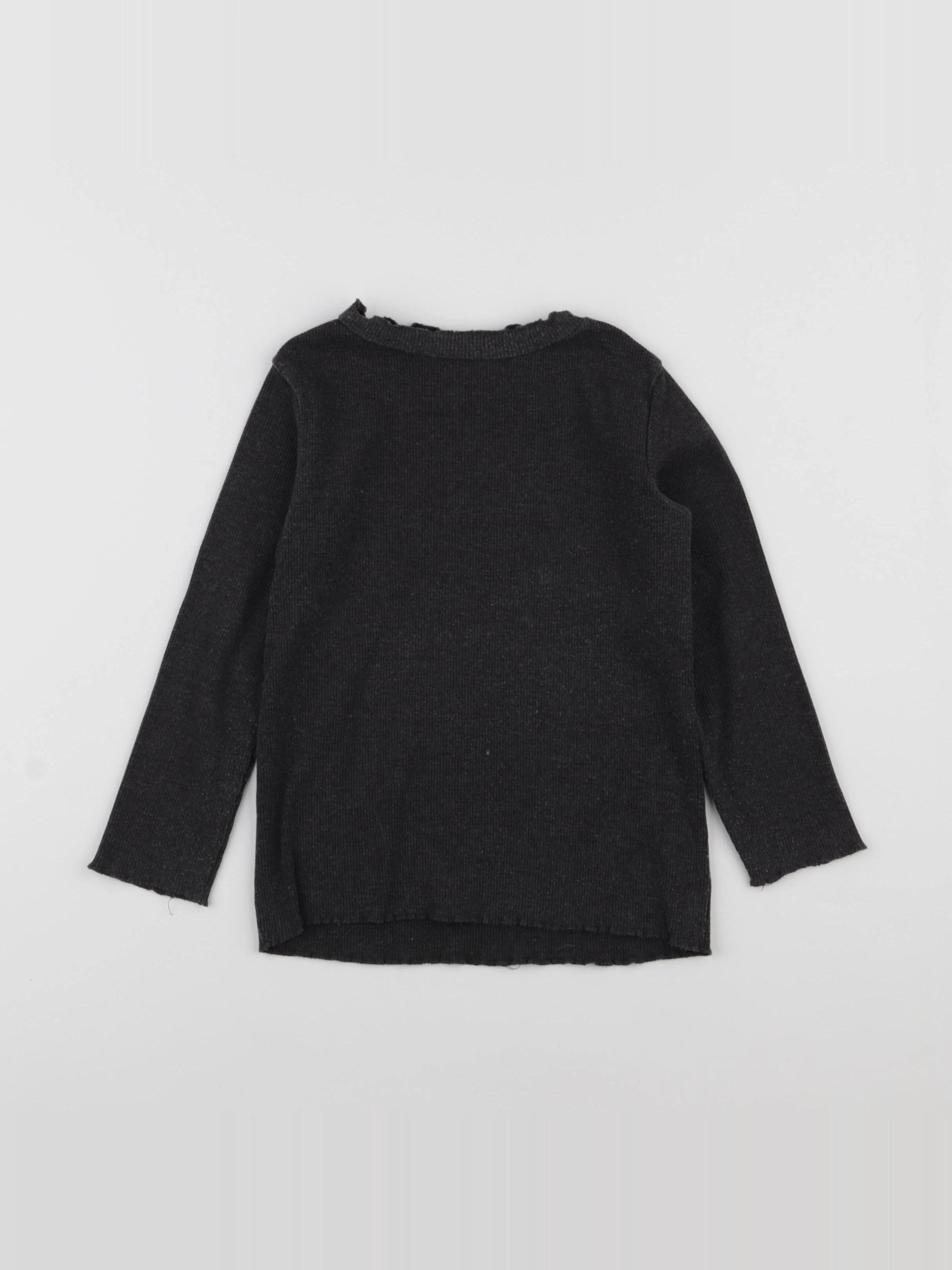 Zara - tee-shirt gris - 3/4 ans