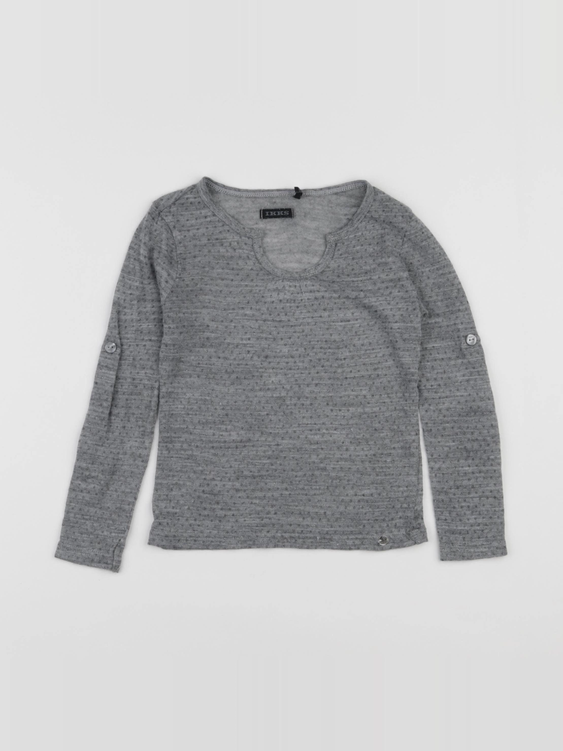 IKKS - tee-shirt gris, argent - 4 ans