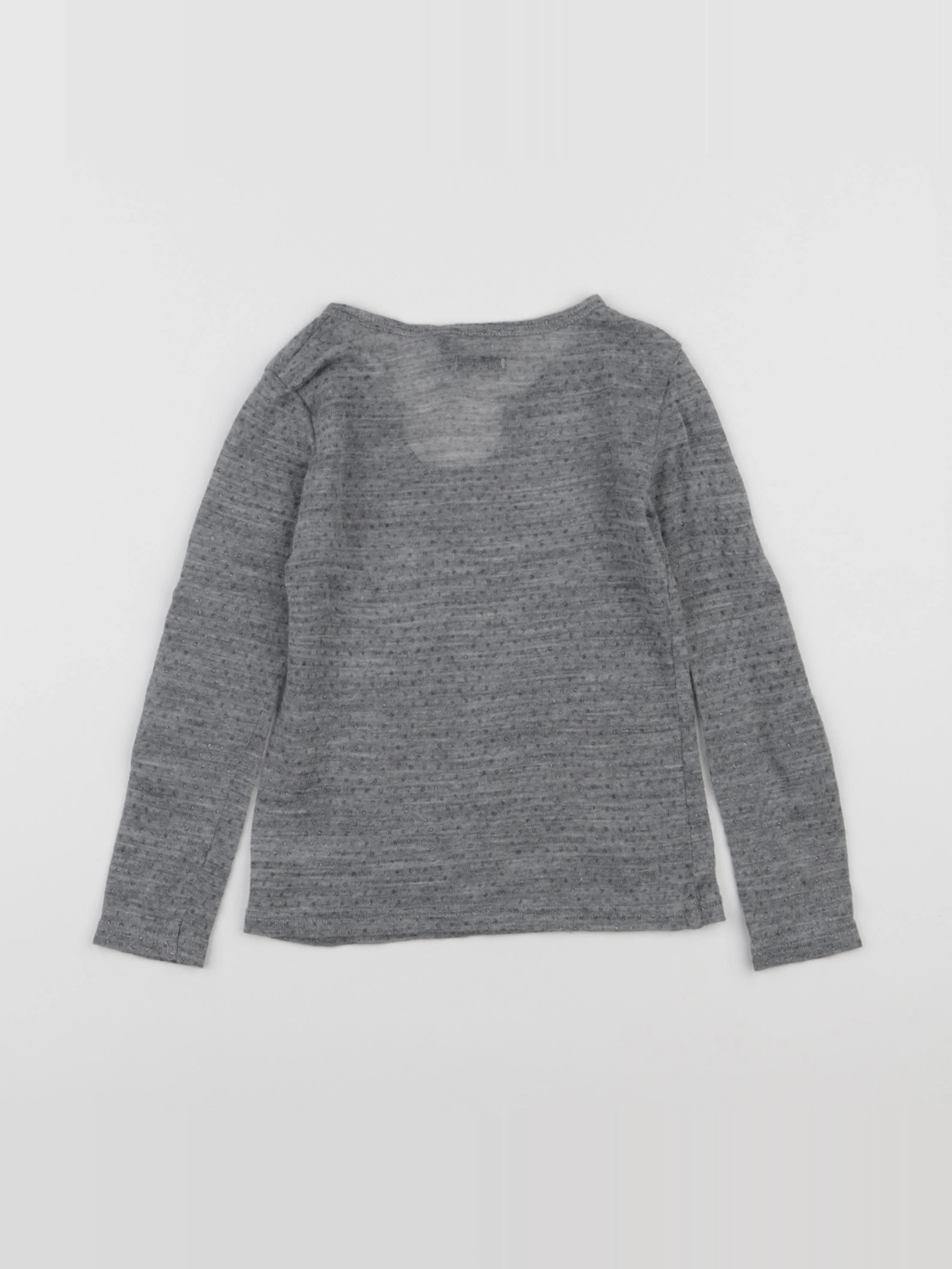 IKKS - tee-shirt gris, argent - 4 ans
