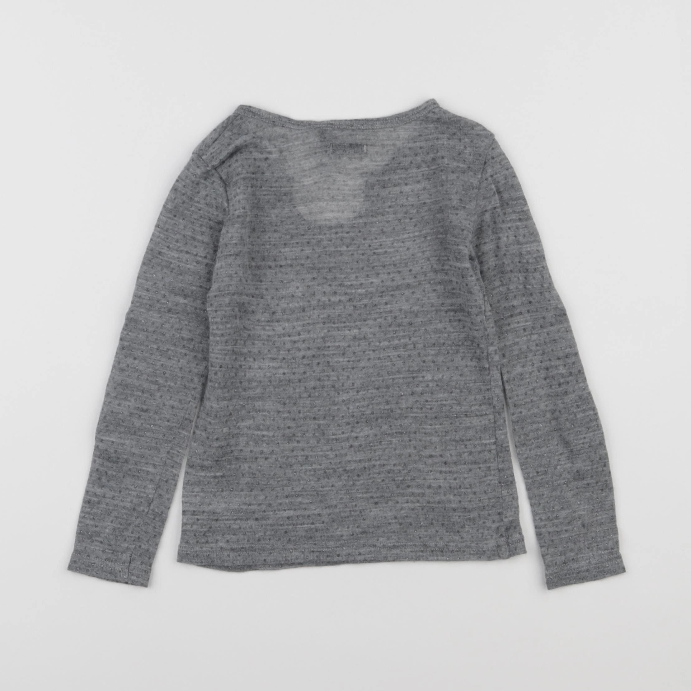 IKKS - tee-shirt gris, argent - 4 ans