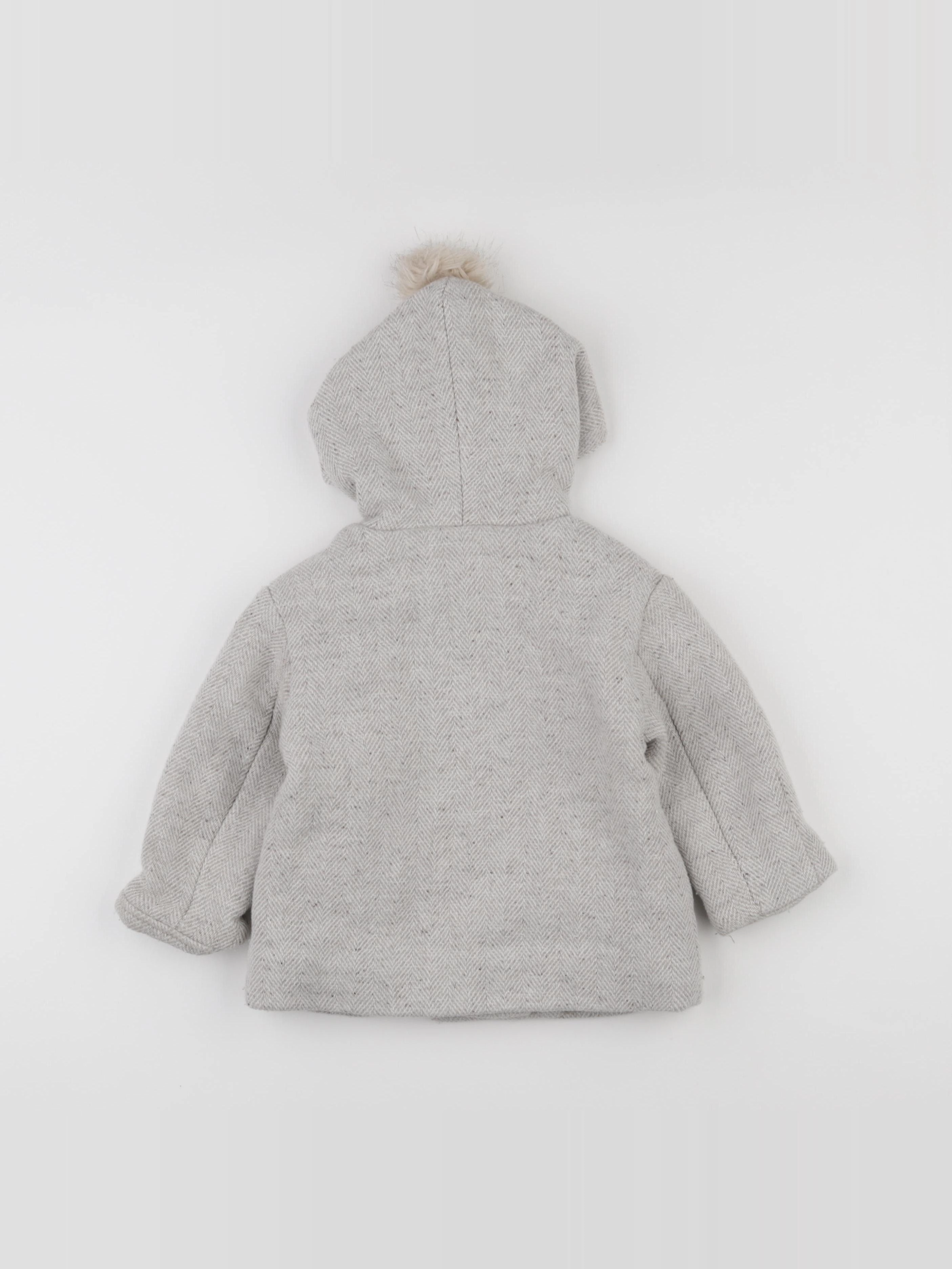 Zara - manteau beige - 12/18 mois