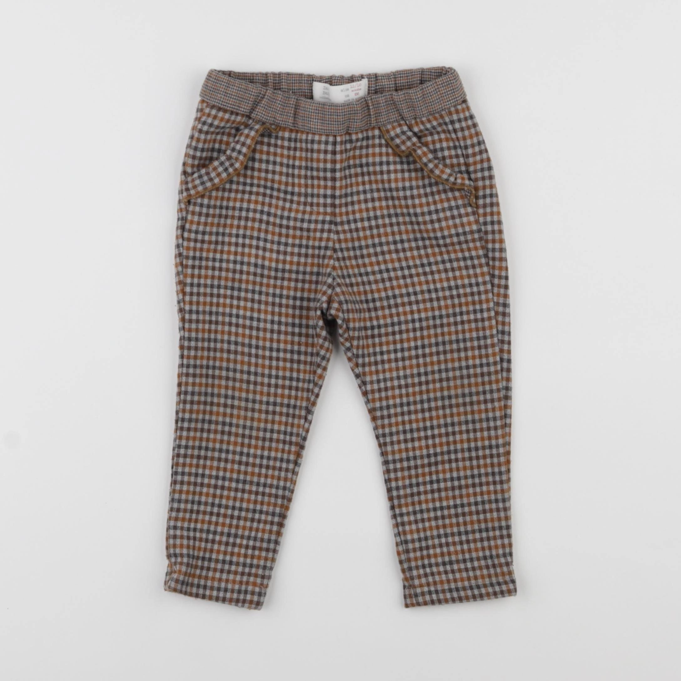 Zara - pantalon marron - 12/18 mois