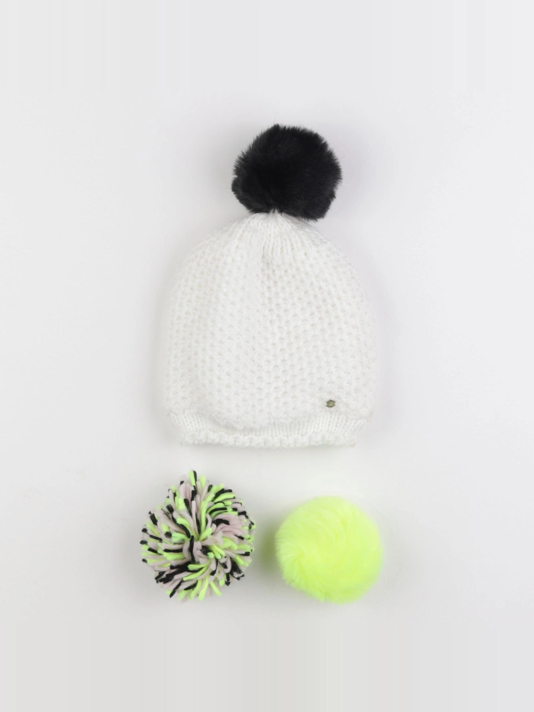 IKKS - bonnet blanc - 8/14 ans