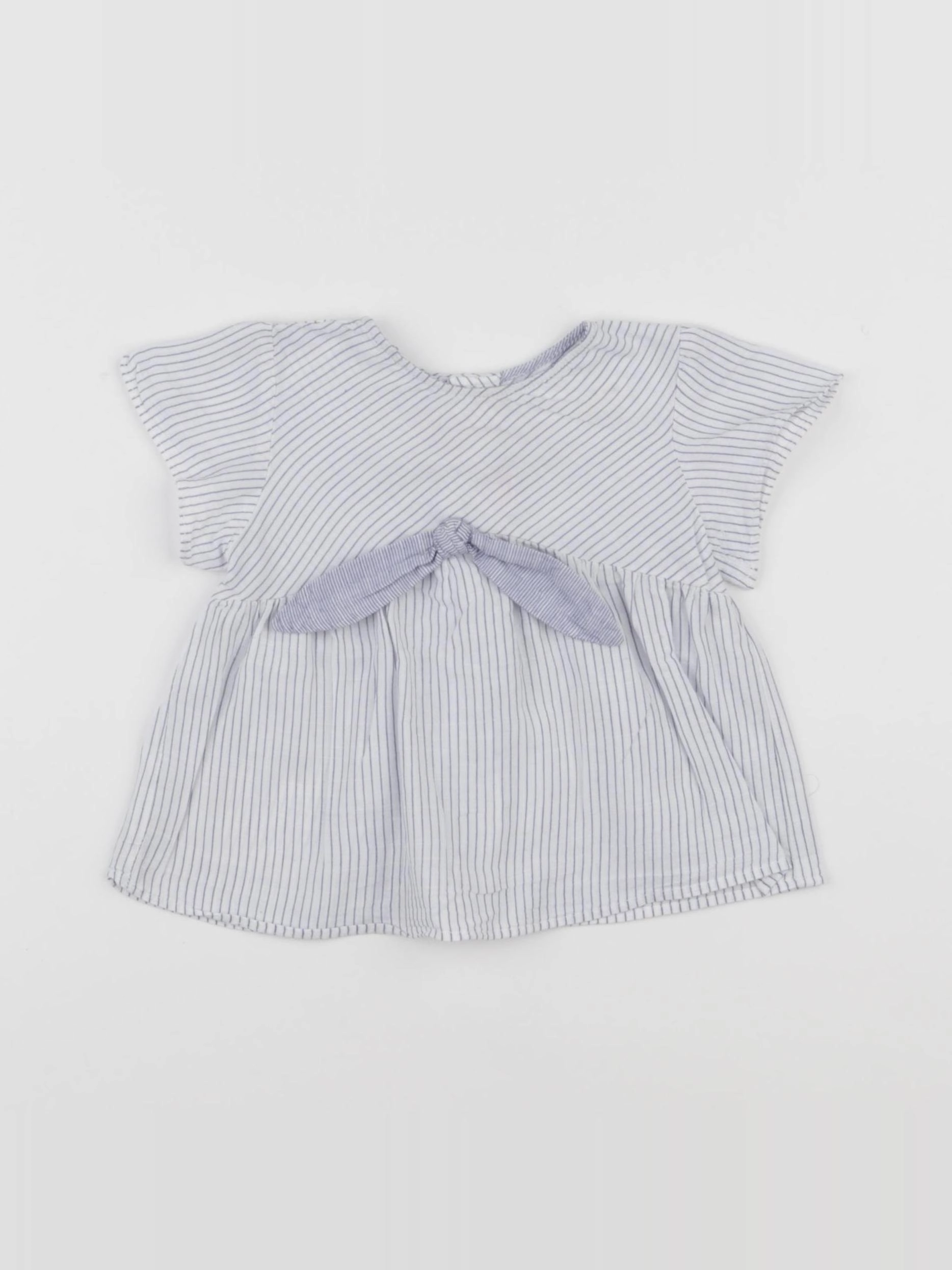 Zara - blouse bleu - 9/12 mois