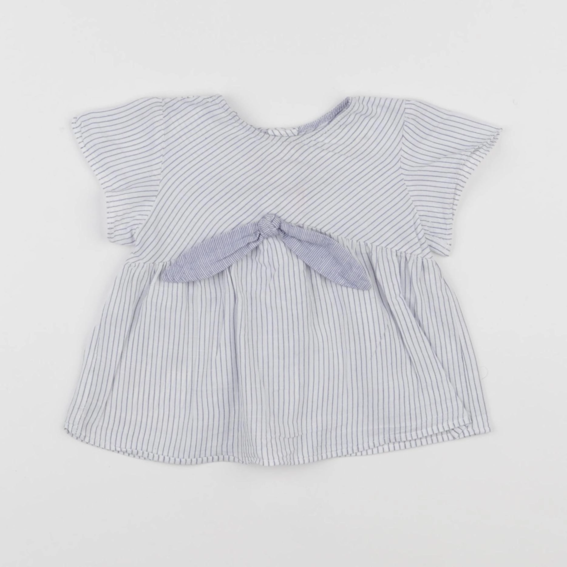 Zara - blouse bleu - 9/12 mois