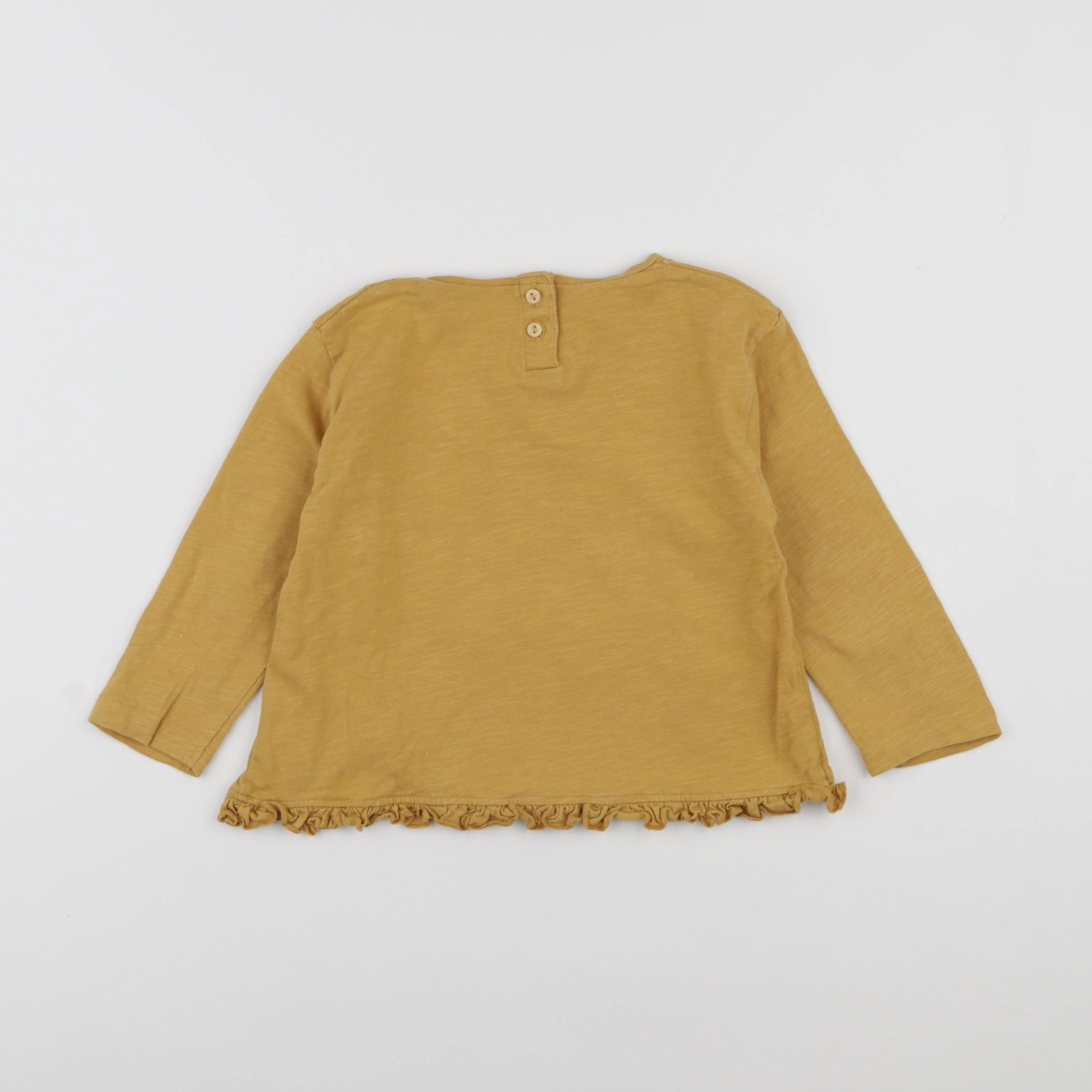 Zara - tee-shirt jaune - 12/18 mois