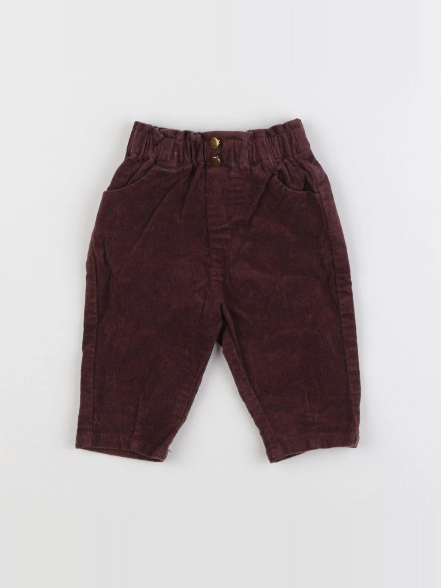 Vertbaudet - pantalon violet - 1 mois