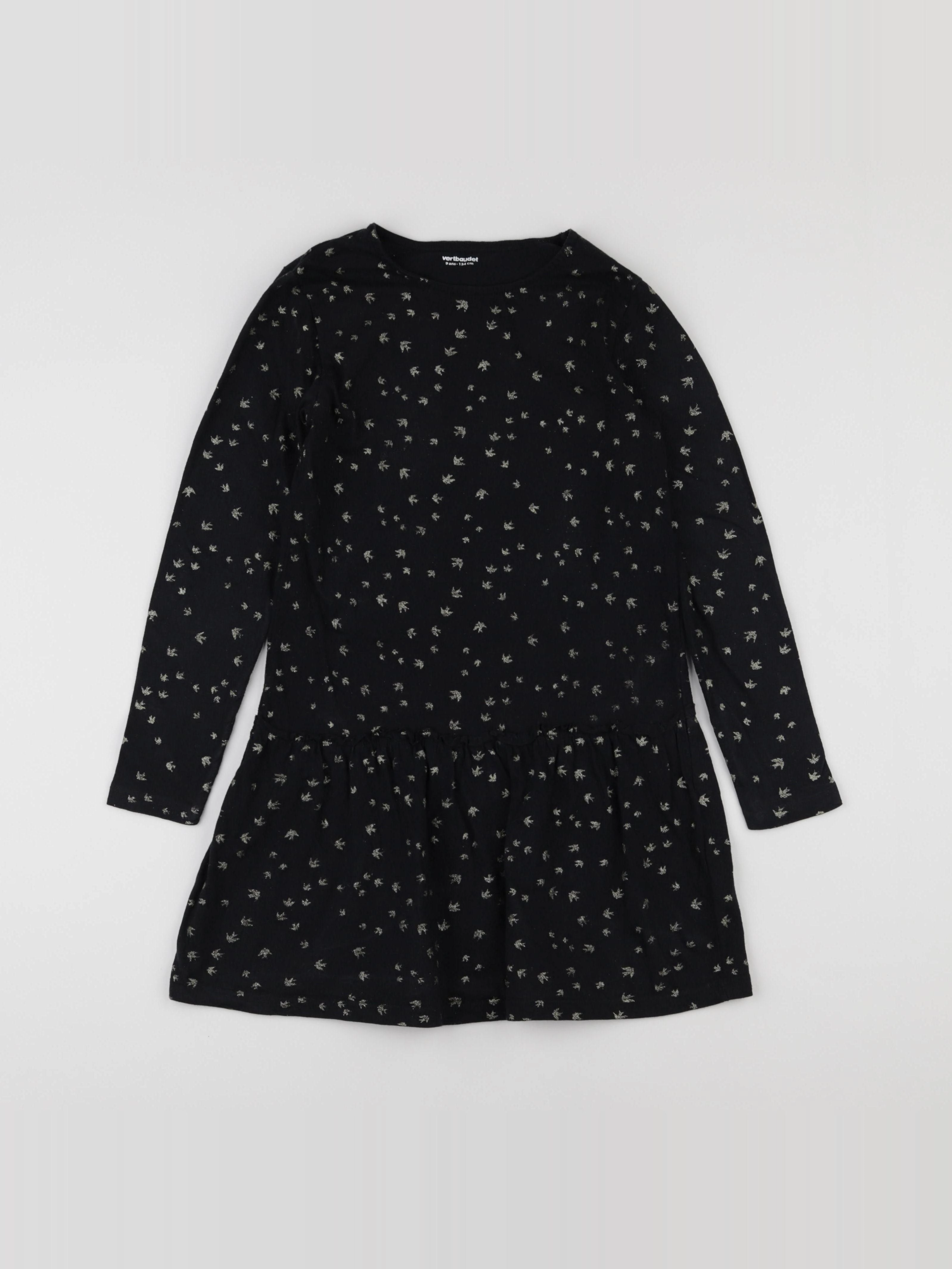 Vertbaudet - robe noir - 9 ans