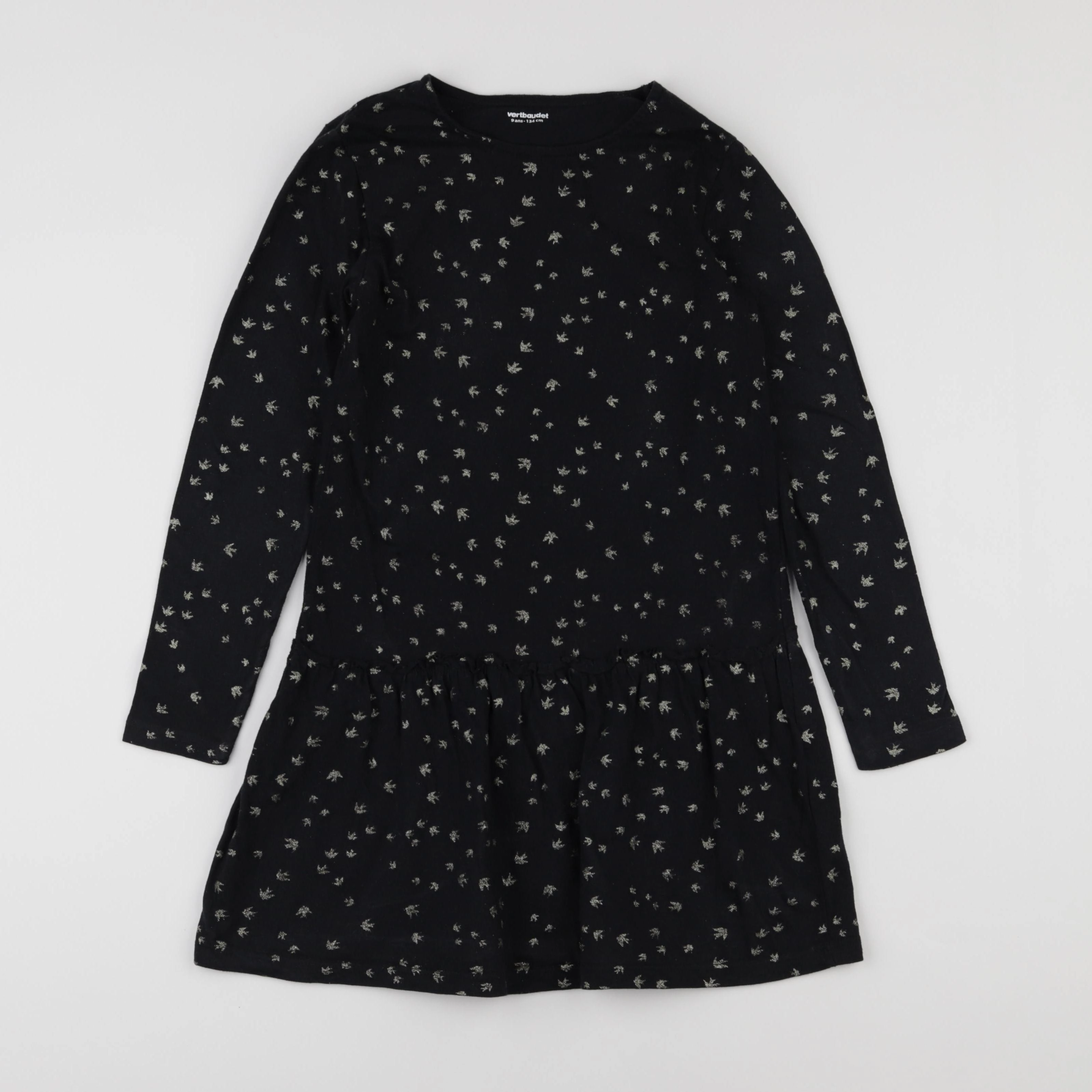 Vertbaudet - robe noir - 9 ans