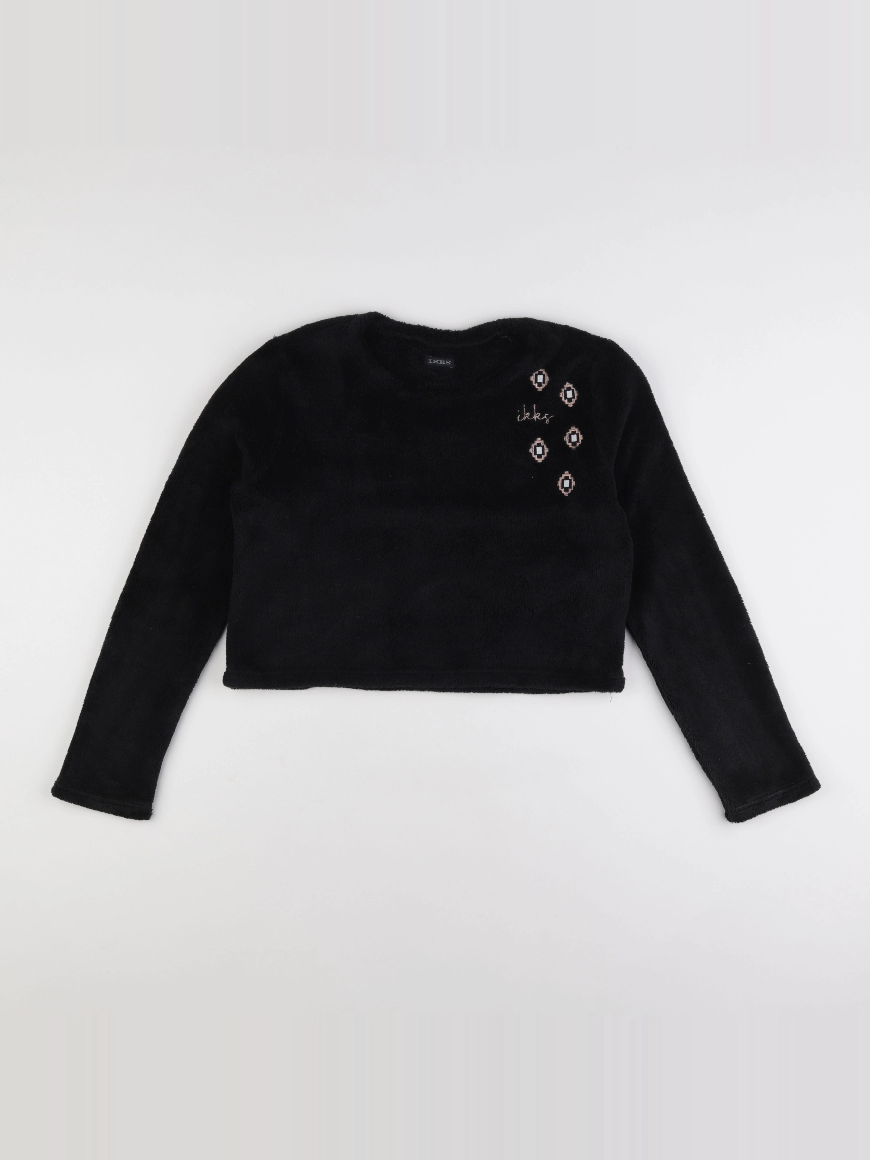 IKKS - pull noir - 12 ans