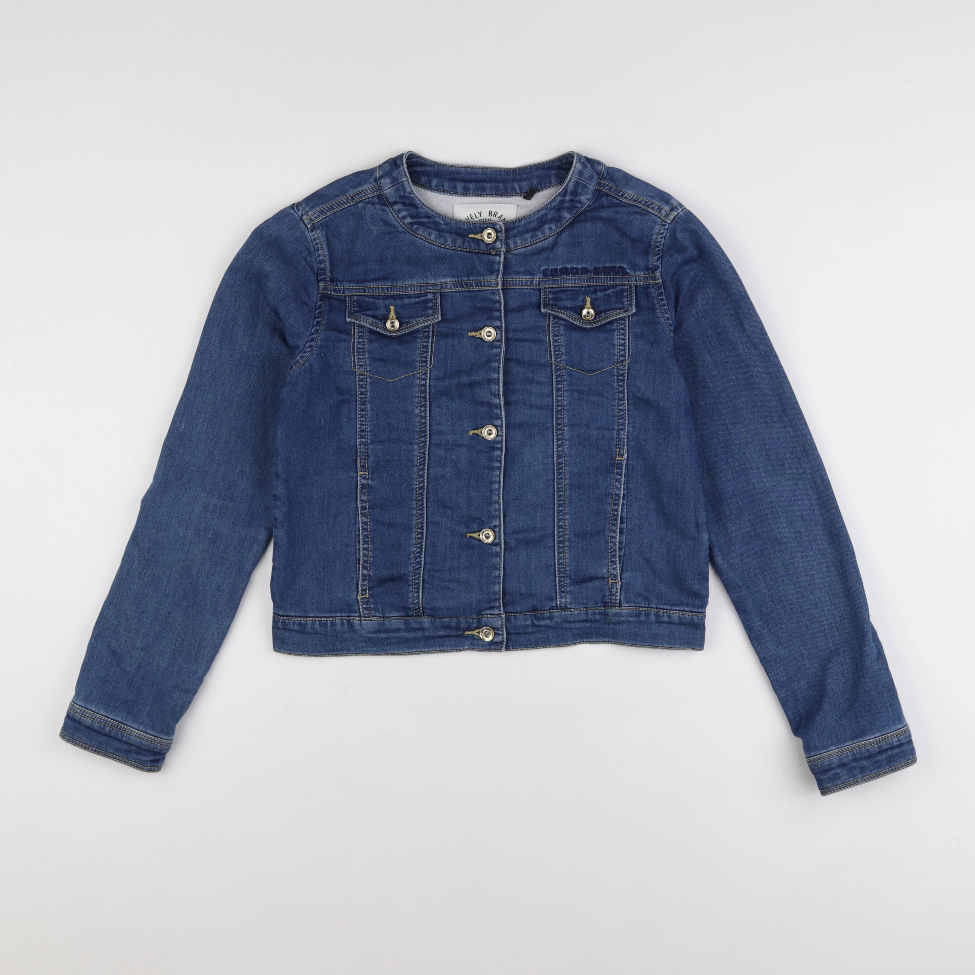 IKKS - veste imprimé au dos bleu - 12 ans
