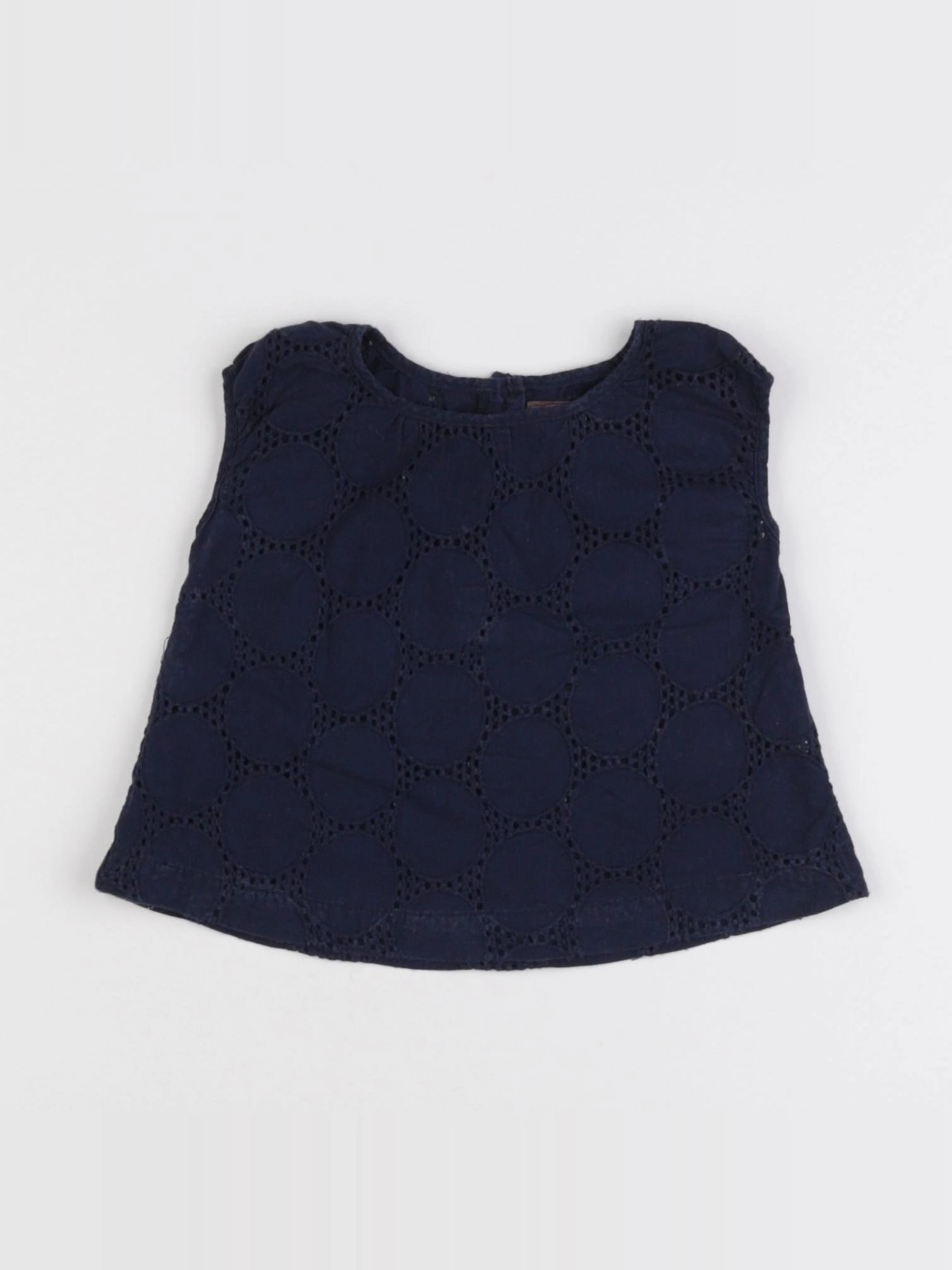 Boutchou - blouse bleu - 6 mois