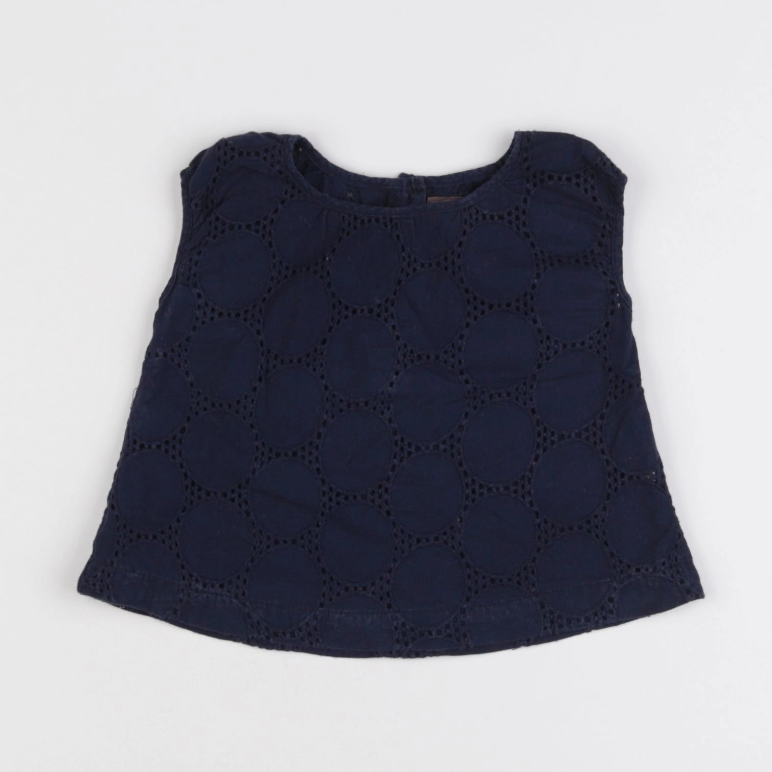 Boutchou - blouse bleu - 6 mois