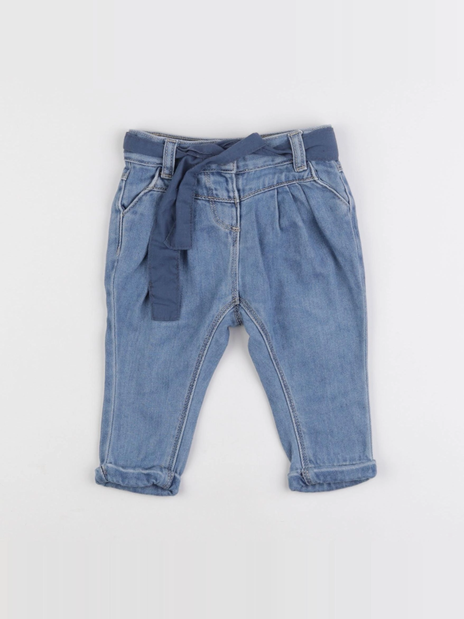 Tape à l'oeil - pantalon bleu - 6 mois