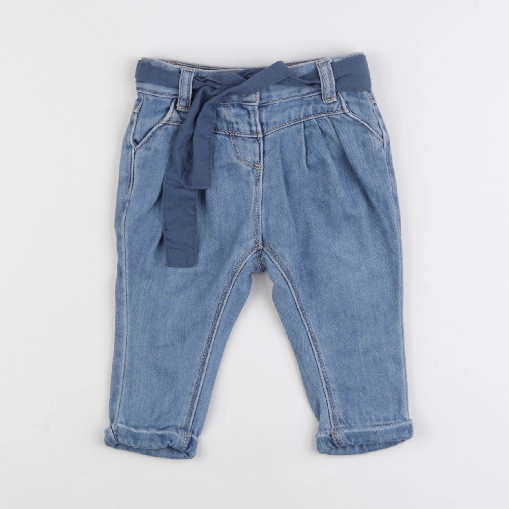 Tape à l'oeil - pantalon bleu - 6 mois