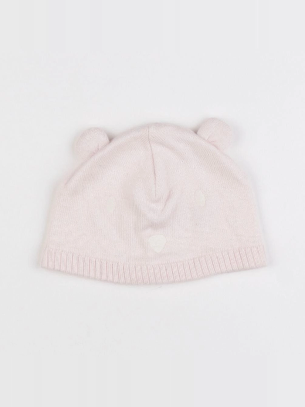 Petit Bateau - bonnet rose - 6/9 mois