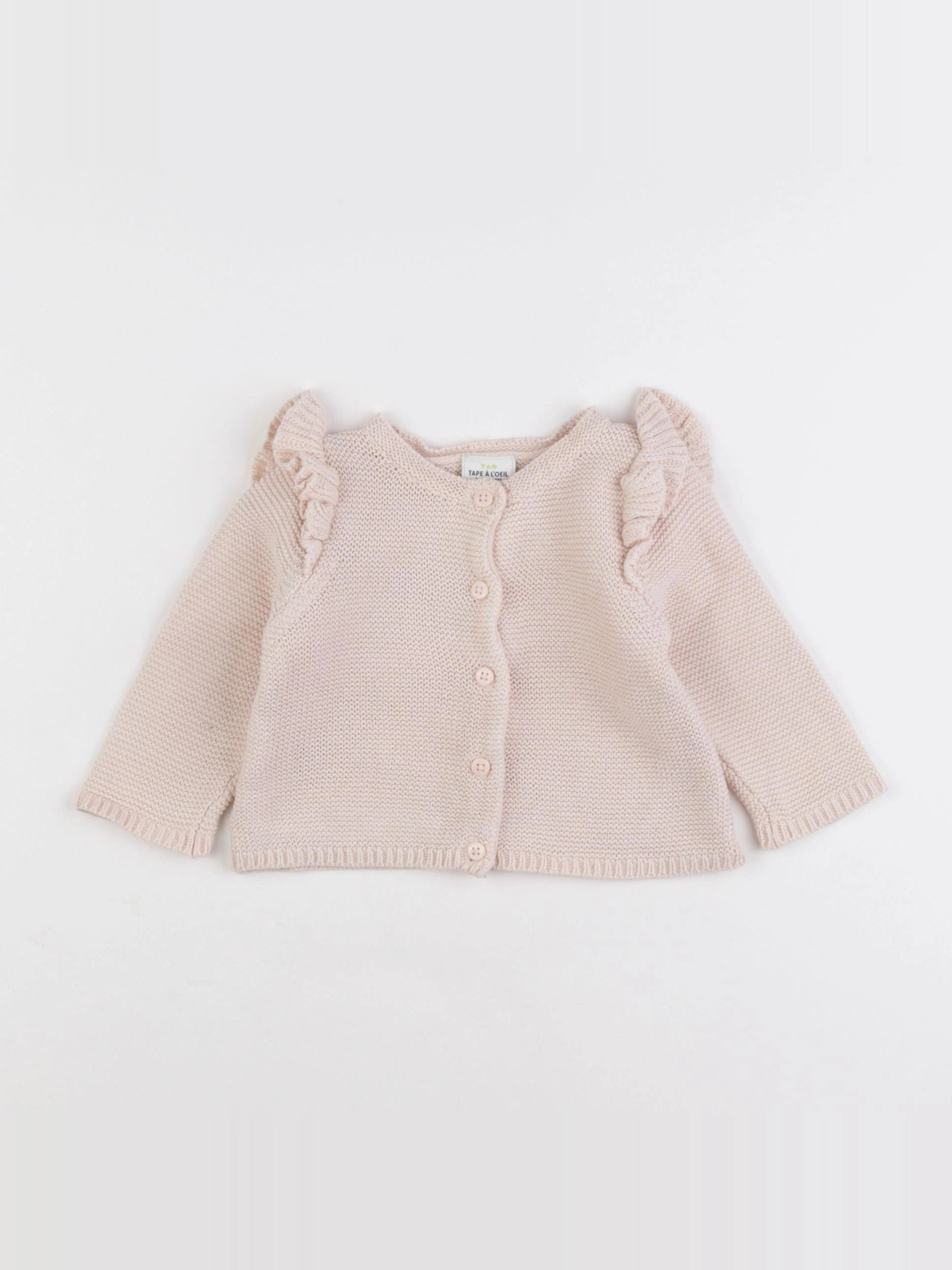 Tape à l'oeil - gilet beige - 6 mois