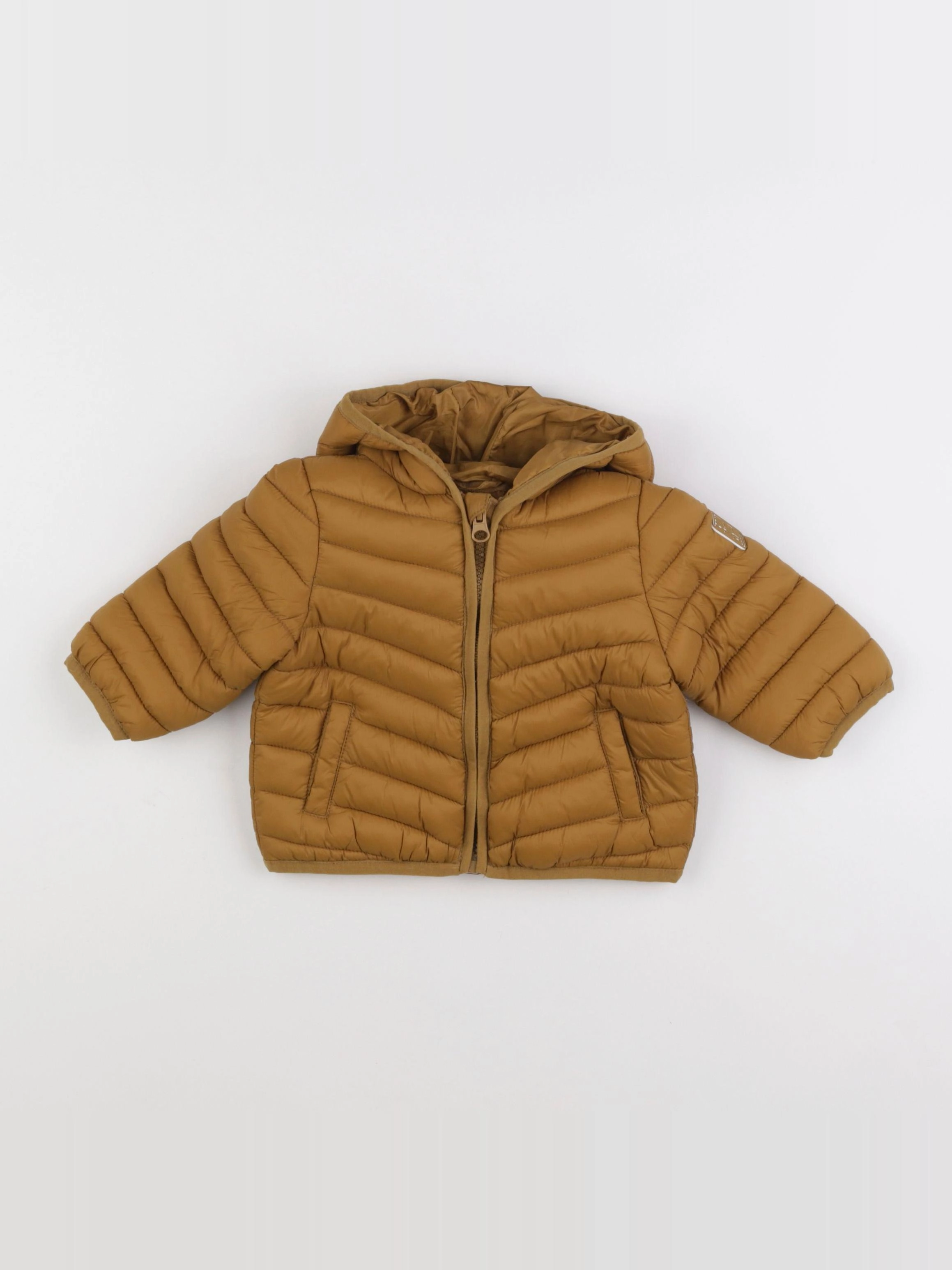 Vertbaudet - doudoune marron - 9 mois