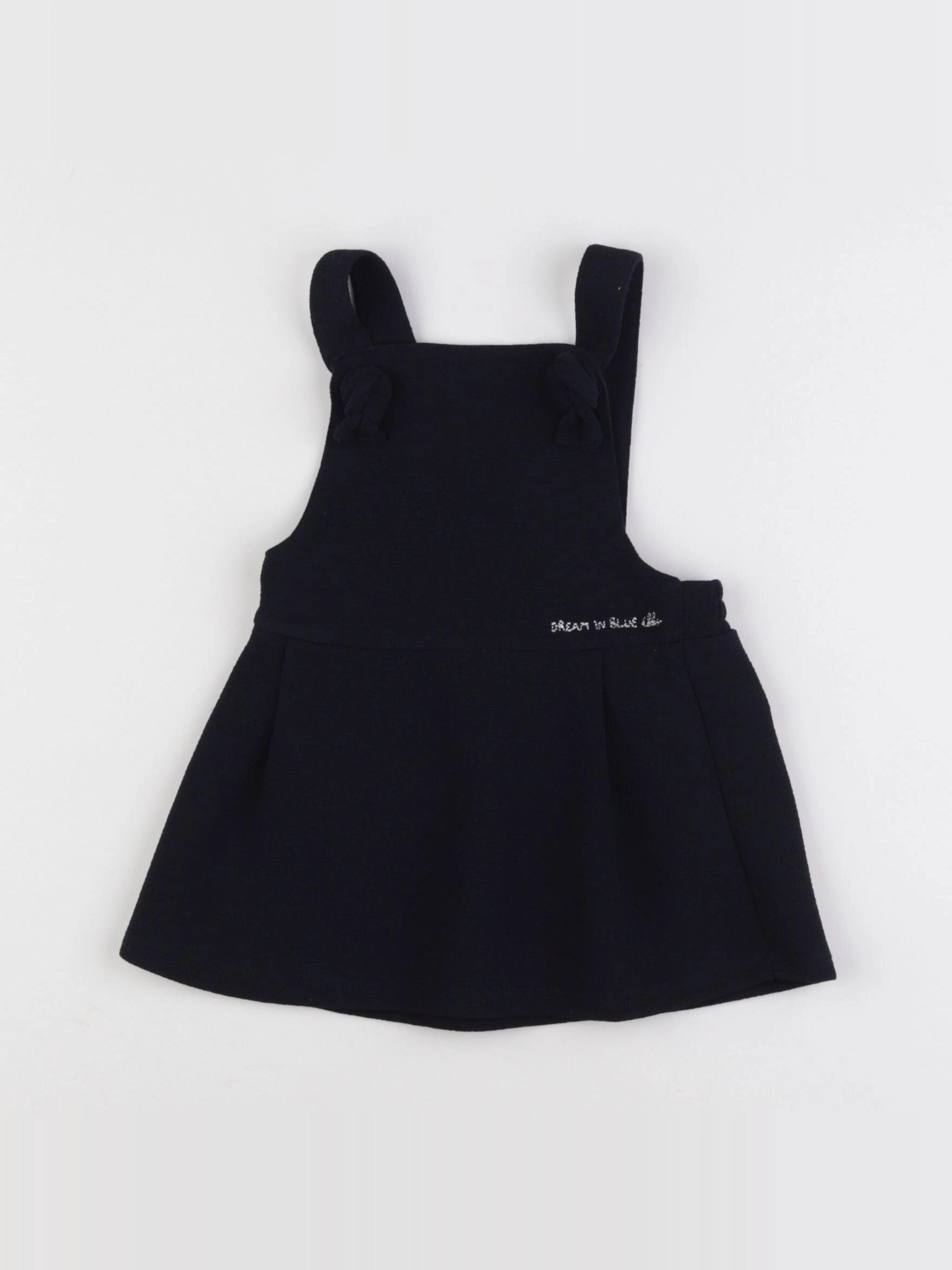H&M - robe bleu - 12 mois