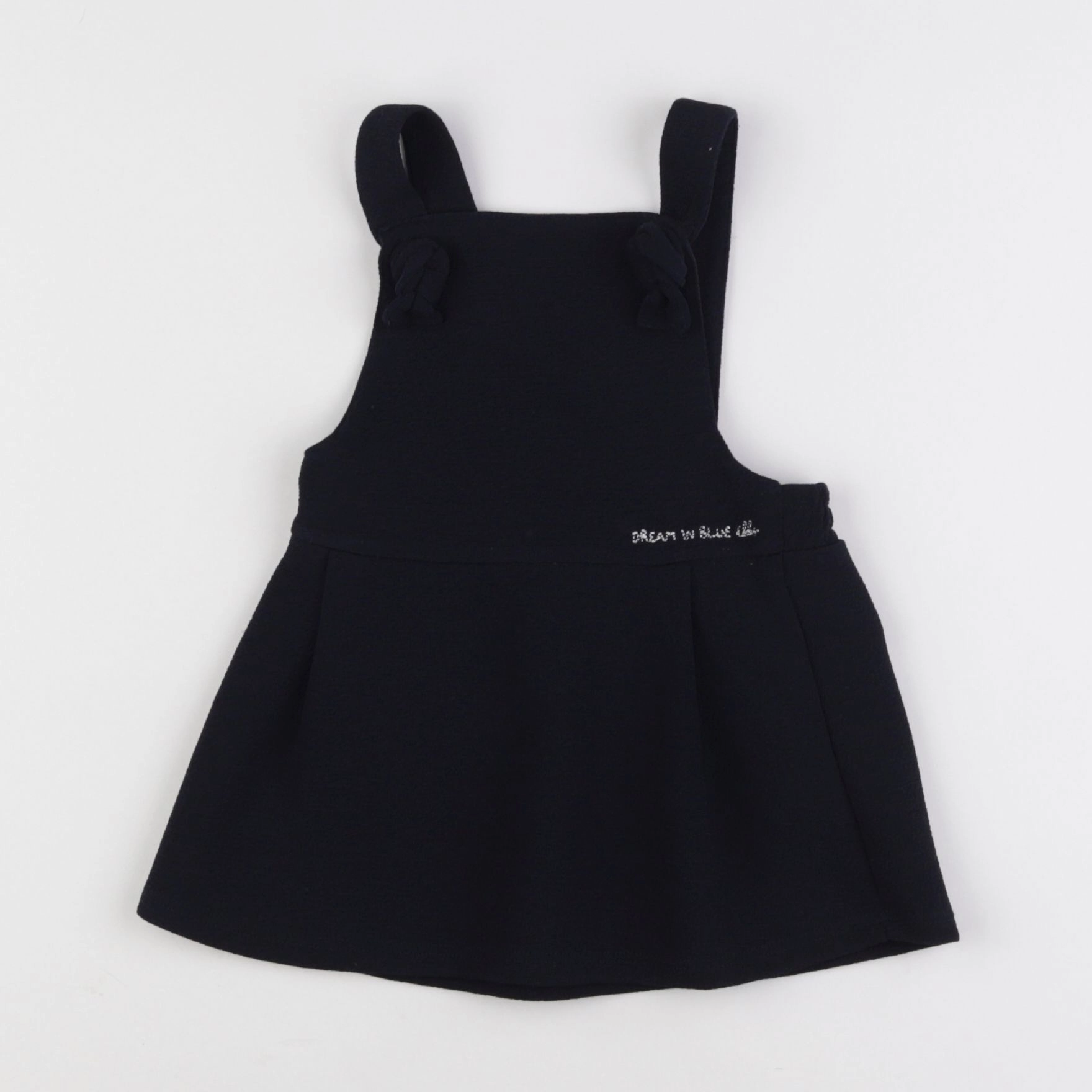 H&M - robe bleu - 12 mois