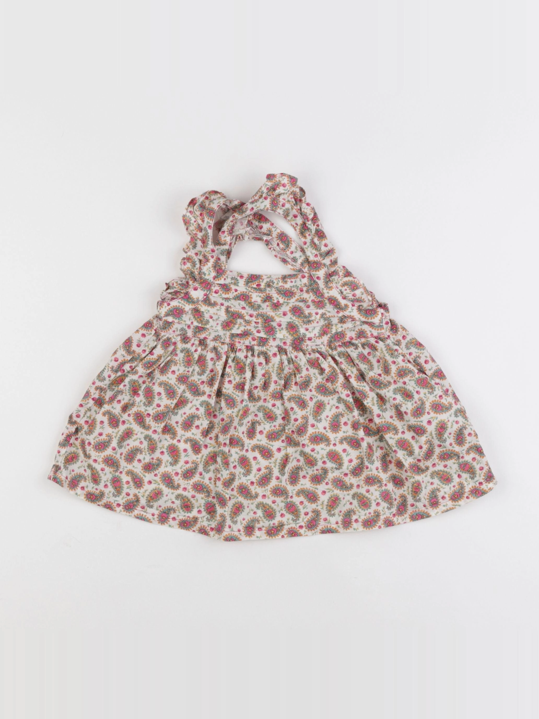 Monoprix - robe multicolore - 12/18 mois