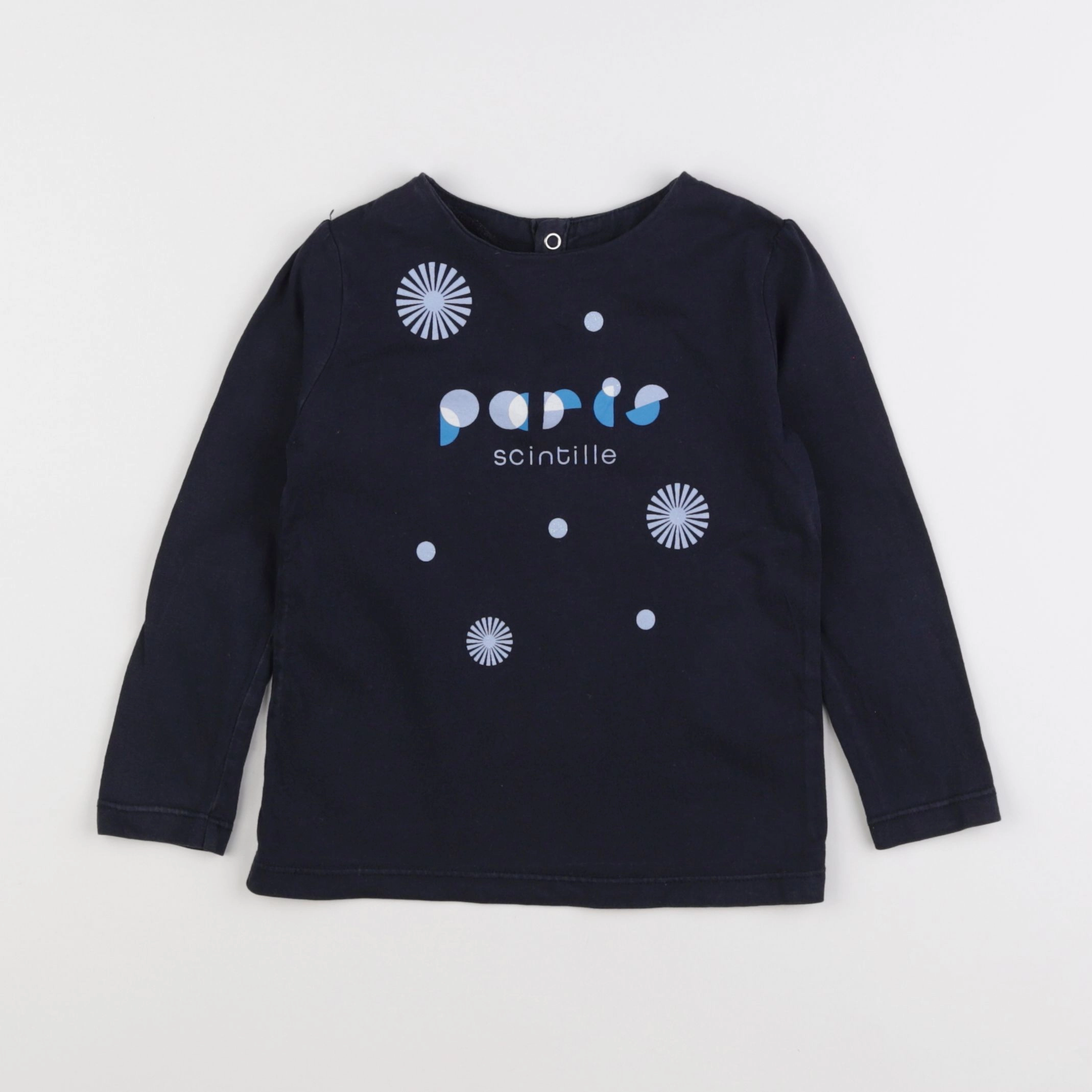 Jacadi - tee-shirt bleu - 4 ans