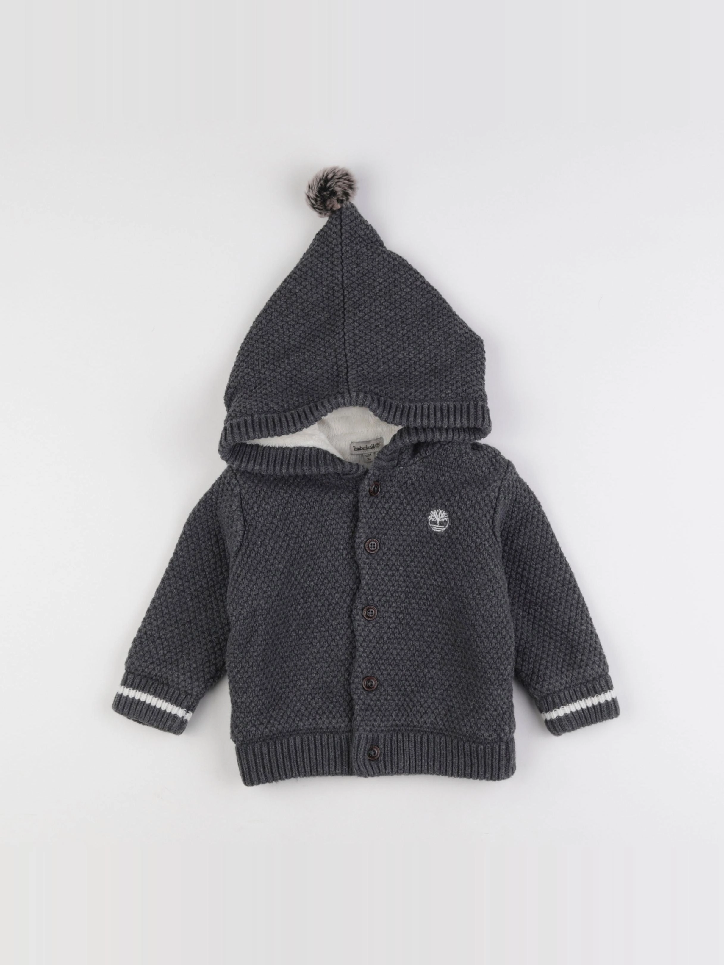 Timberland - gilet gris - 12 mois