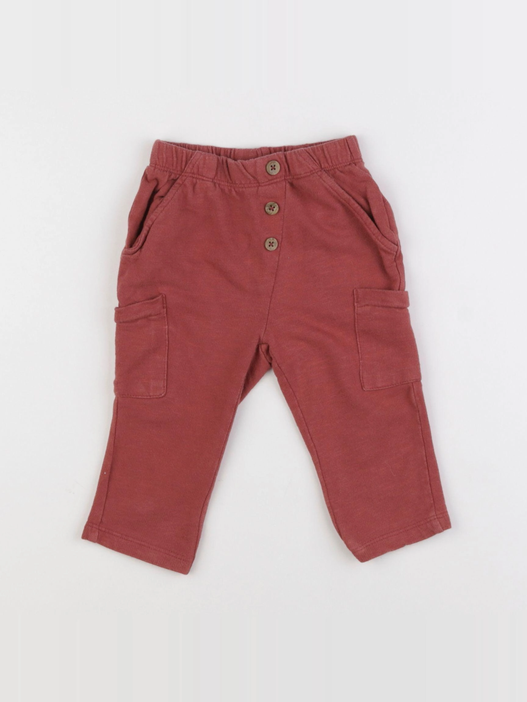 La Redoute - pantalon rouge - 6 mois