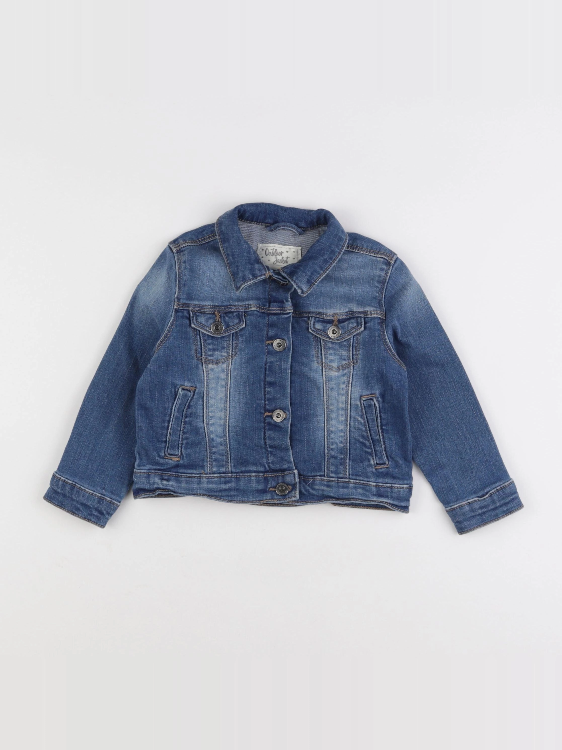 Vertbaudet - veste bleu - 2 ans