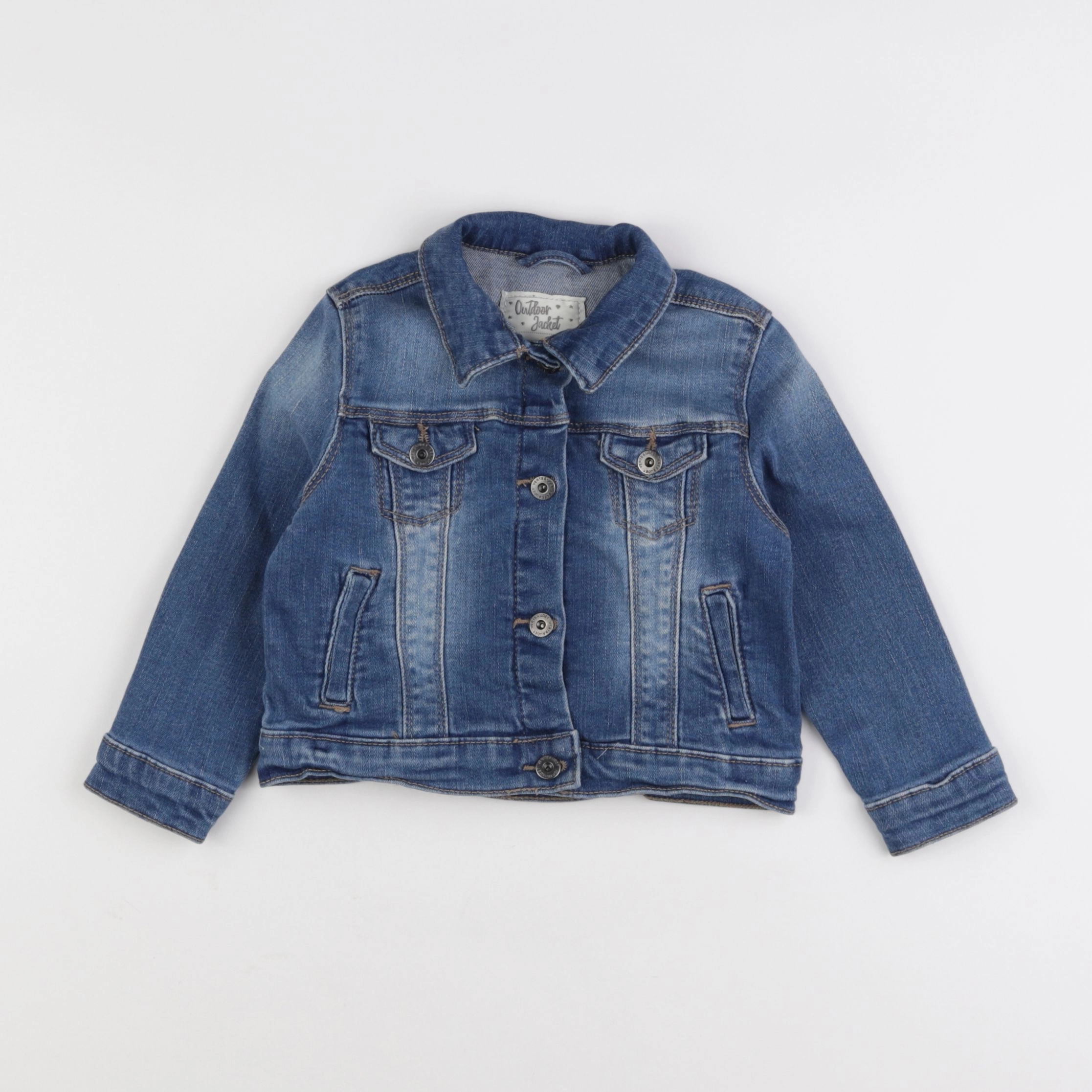 Vertbaudet - veste bleu - 2 ans