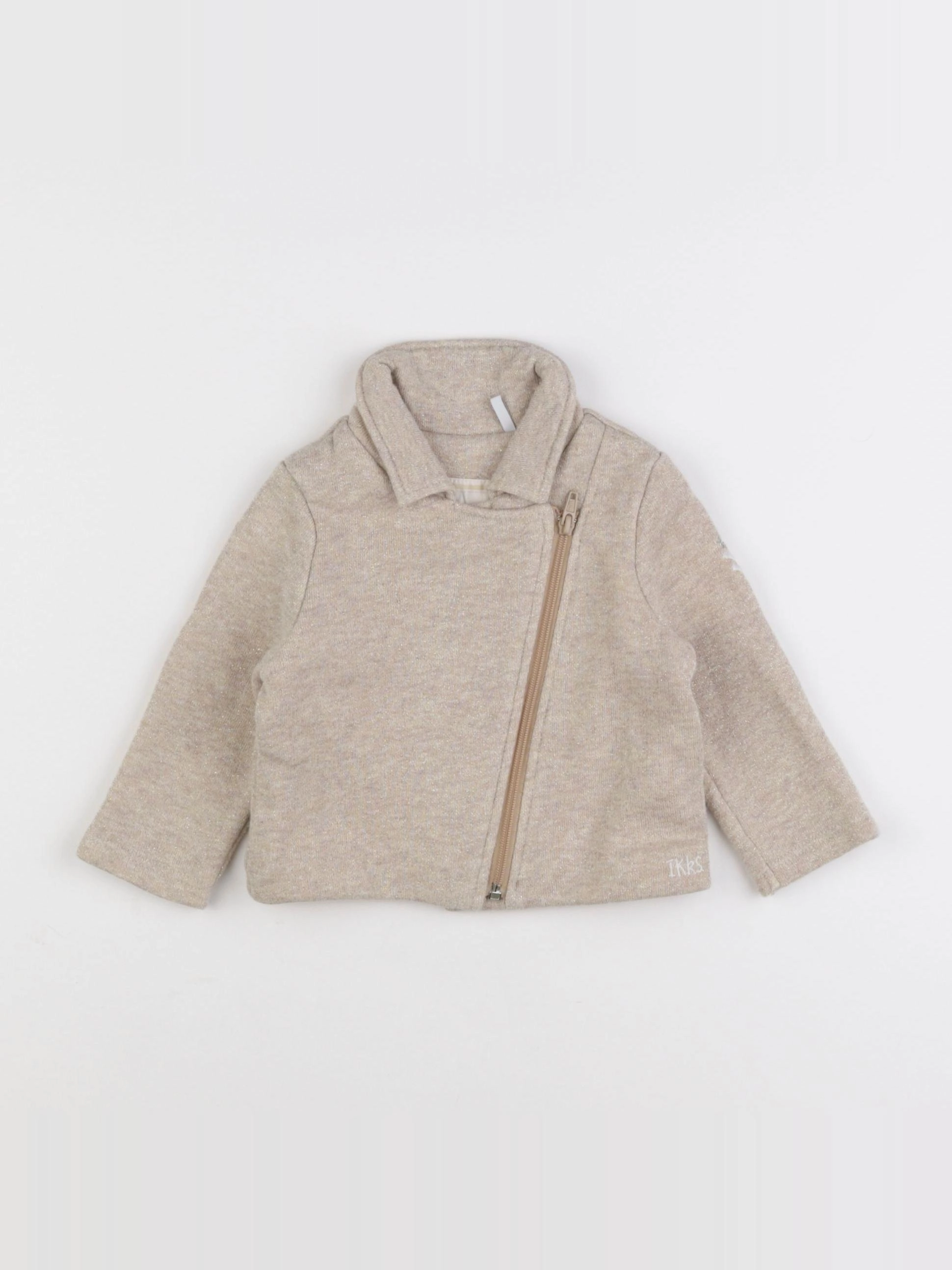 IKKS - veste beige, or - 12 mois
