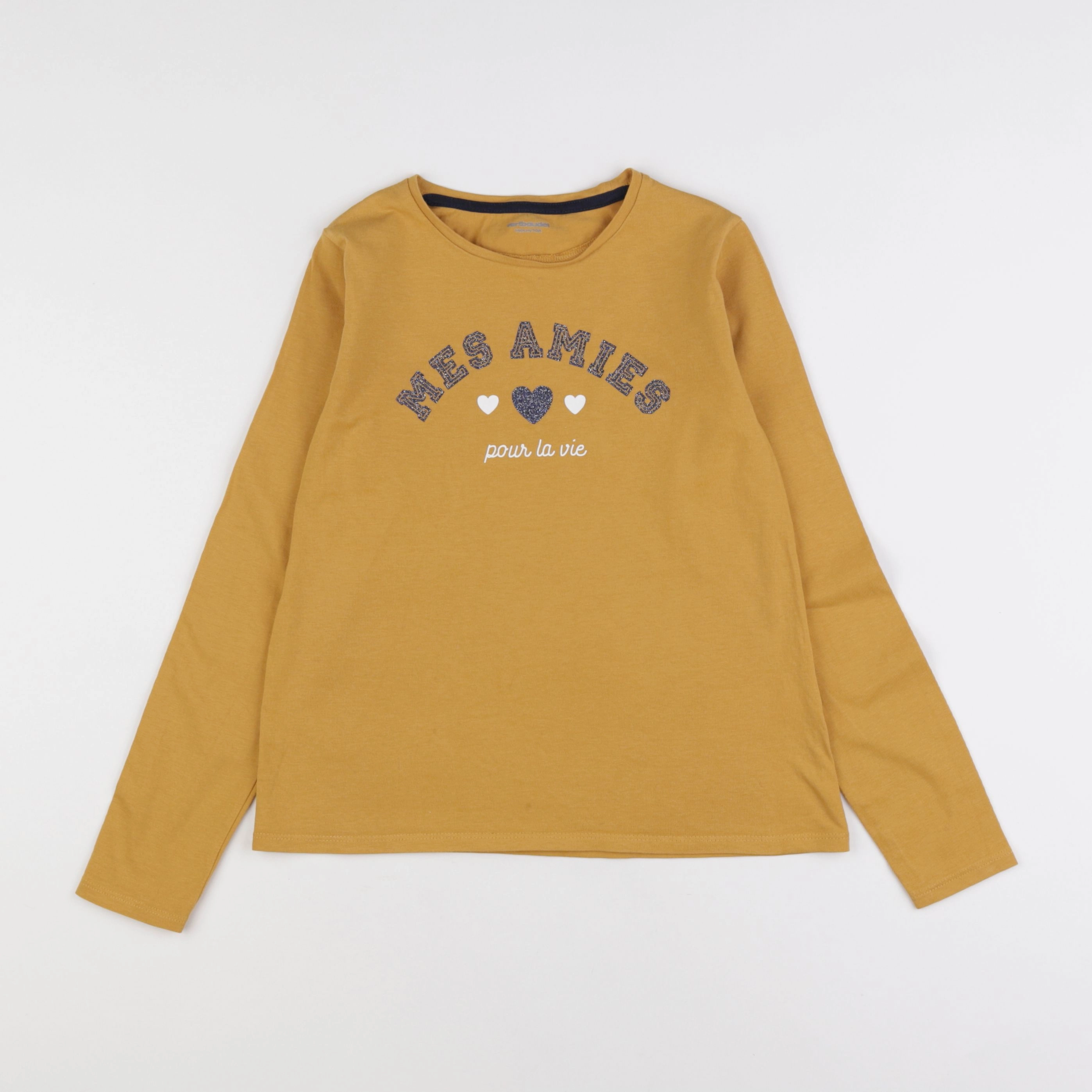 Vertbaudet - tee-shirt jaune - 10 ans