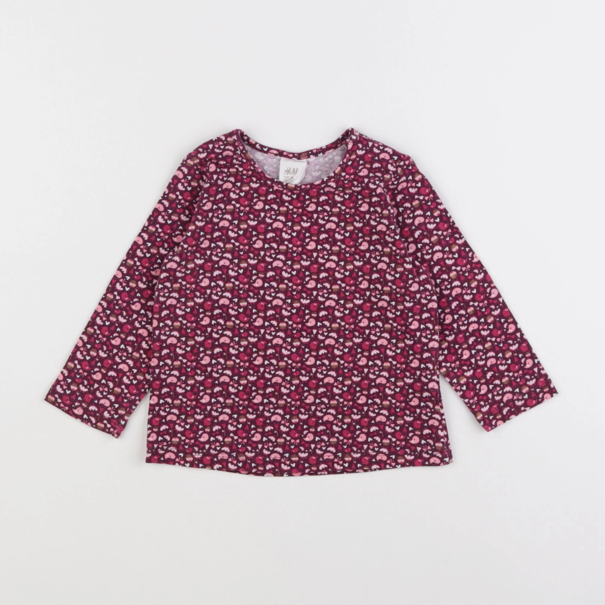 H&M - tee-shirt multicolore - 6/9 mois